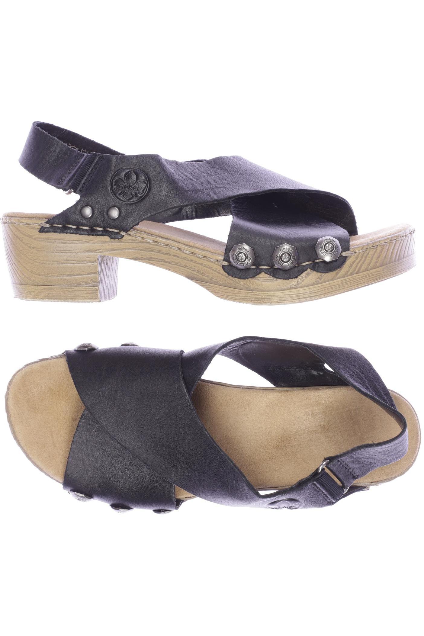 

Rieker Damen Sandale, schwarz, Gr. 37
