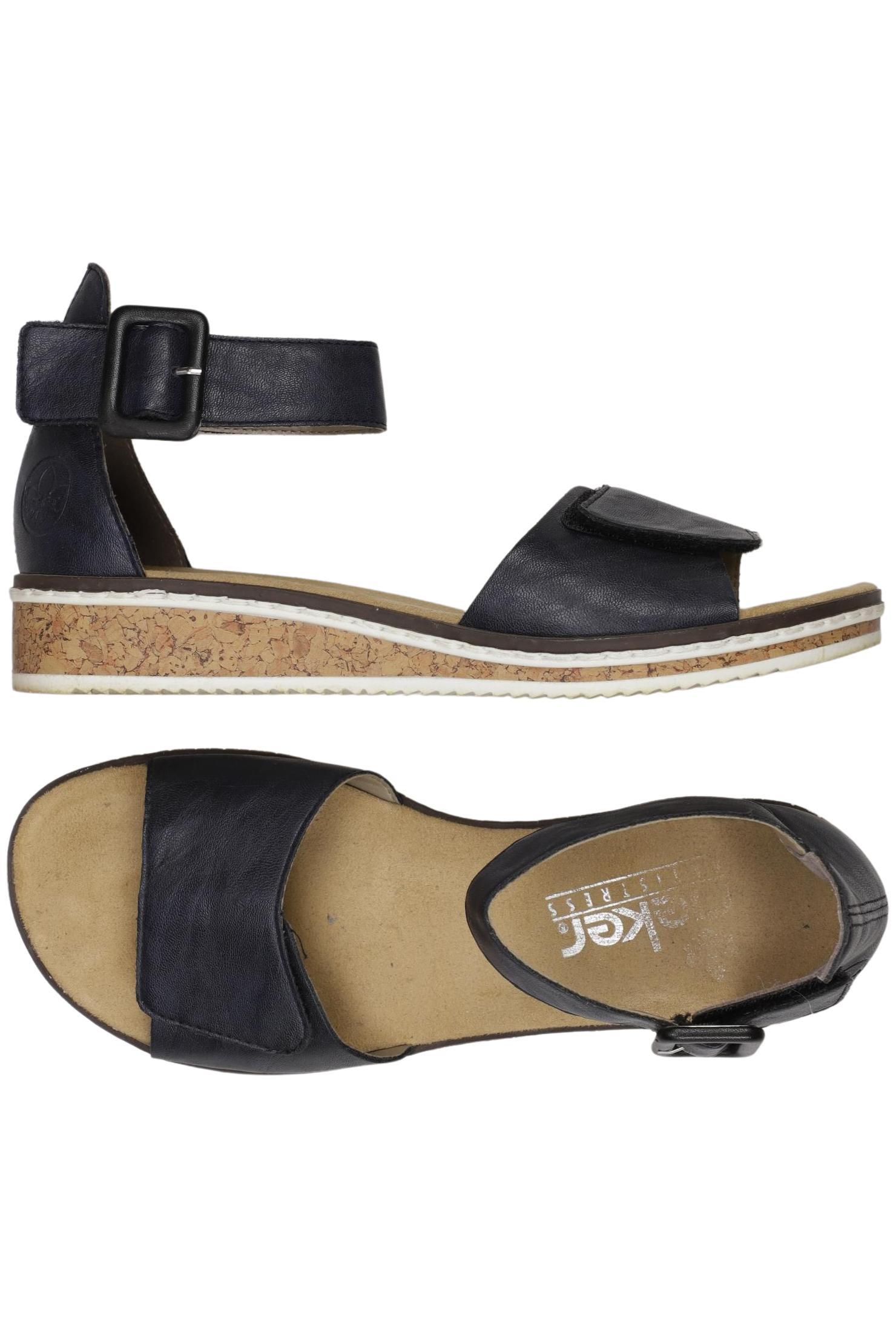 

Rieker Damen Sandale, marineblau, Gr. 39