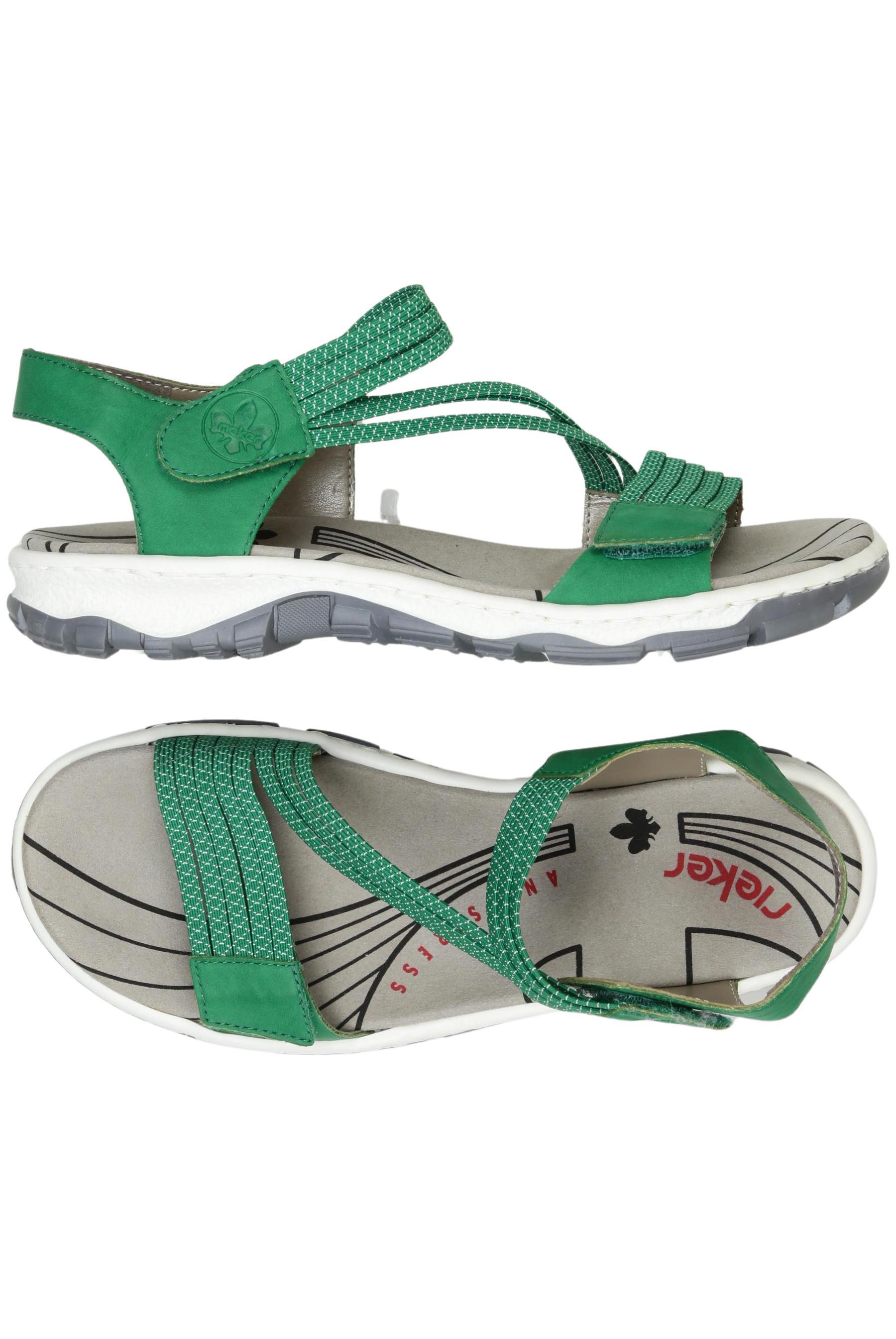 

Rieker Damen Sandale, grün, Gr. 39