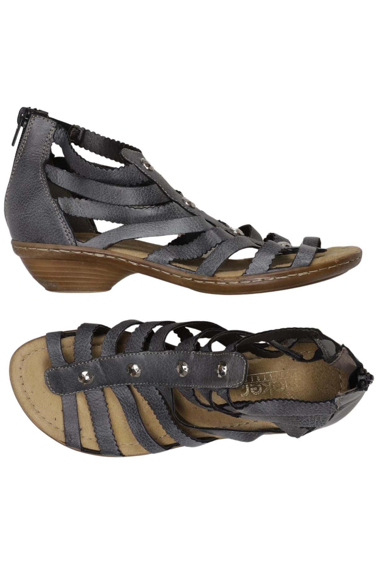 

Rieker Damen Sandale, grau, Gr. 36