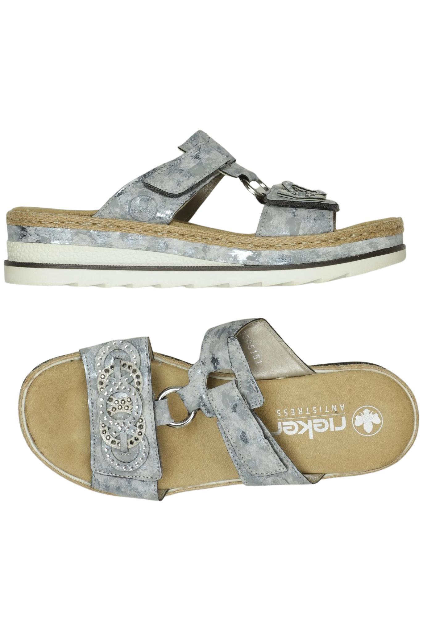 

Rieker Damen Sandale, hellblau, Gr. 38