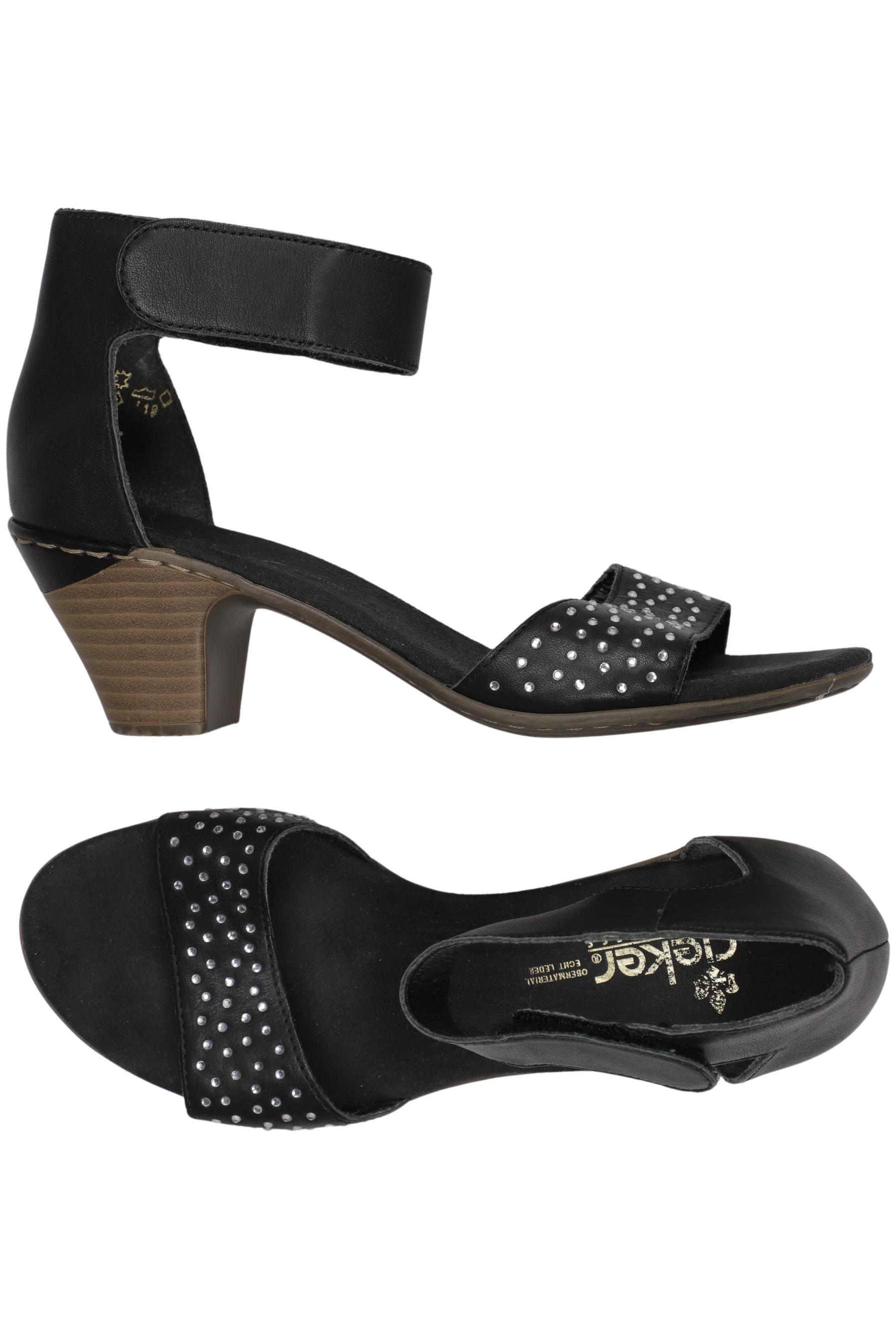 

Rieker Damen Sandale, schwarz, Gr. 37