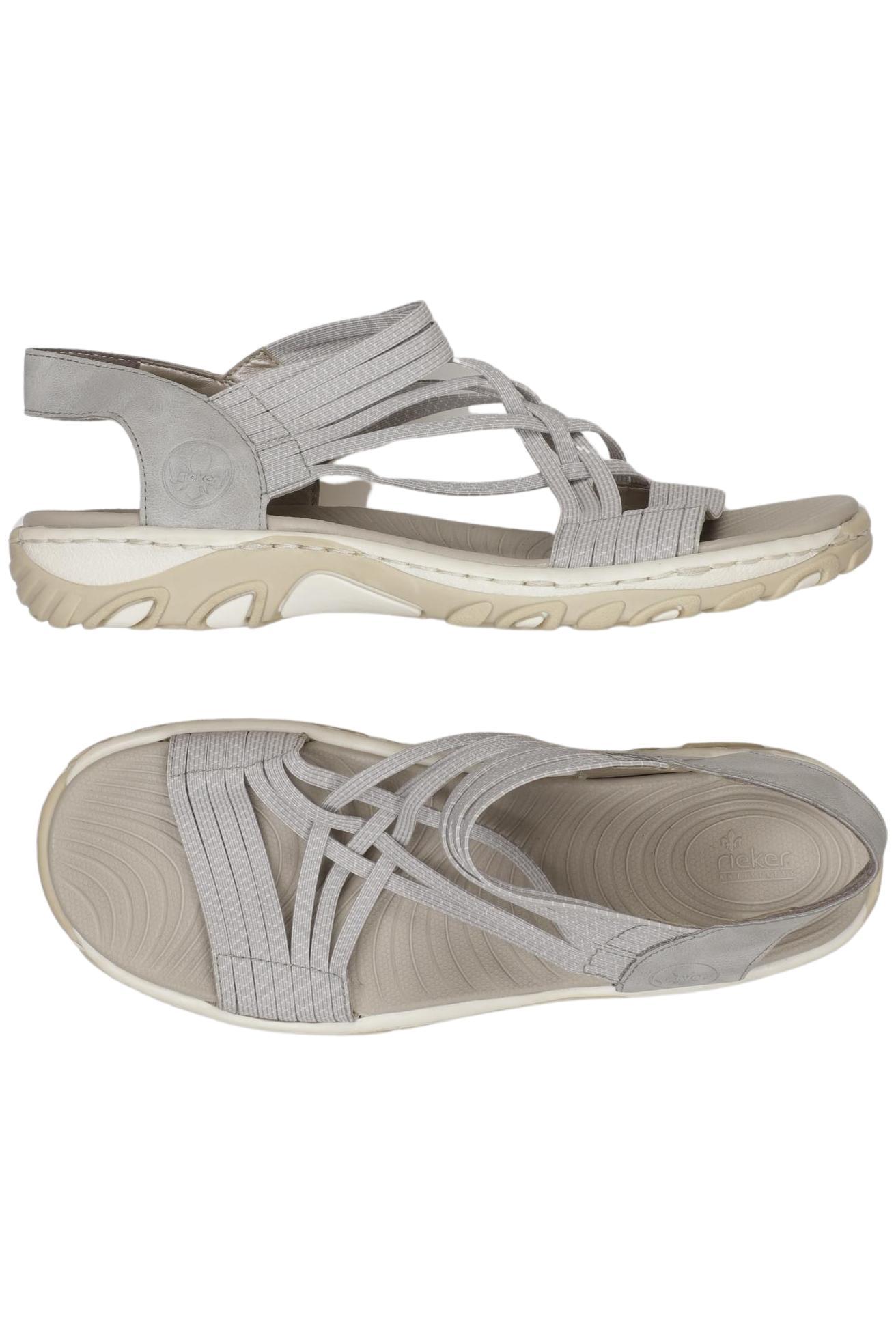 

Rieker Damen Sandale, grau, Gr. 41