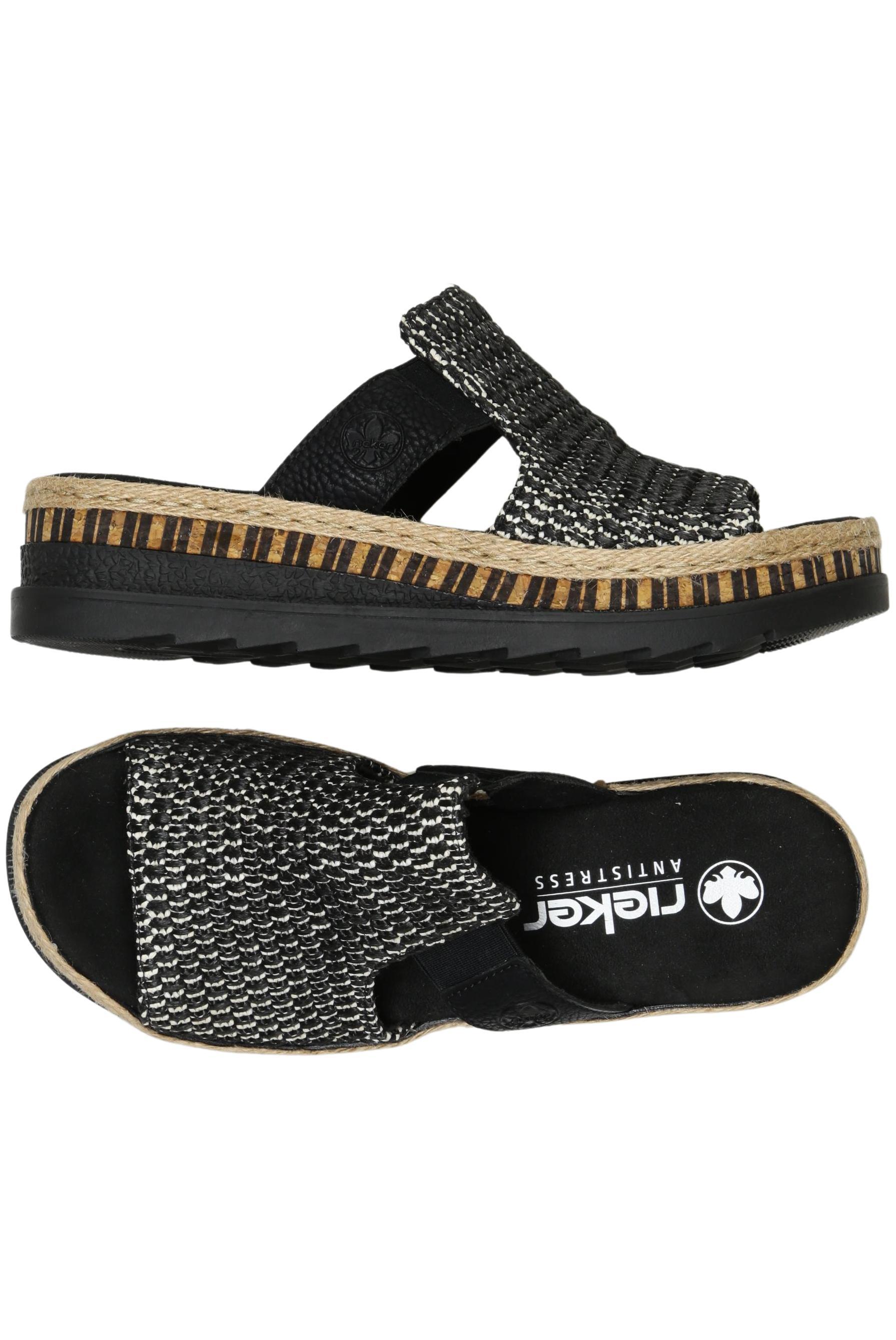 

Rieker Damen Sandale, schwarz, Gr. 38