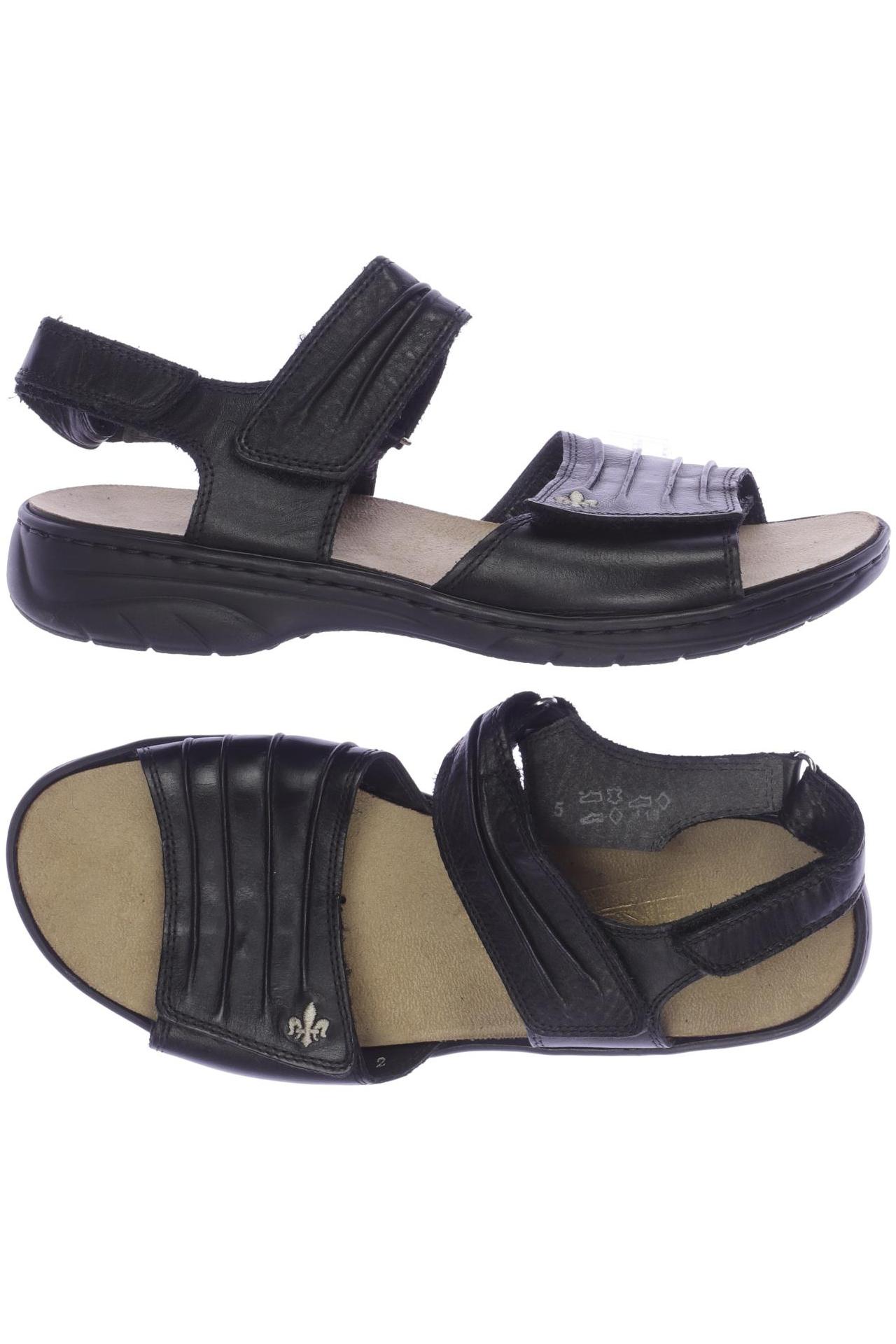 

Rieker Damen Sandale, schwarz, Gr. 40