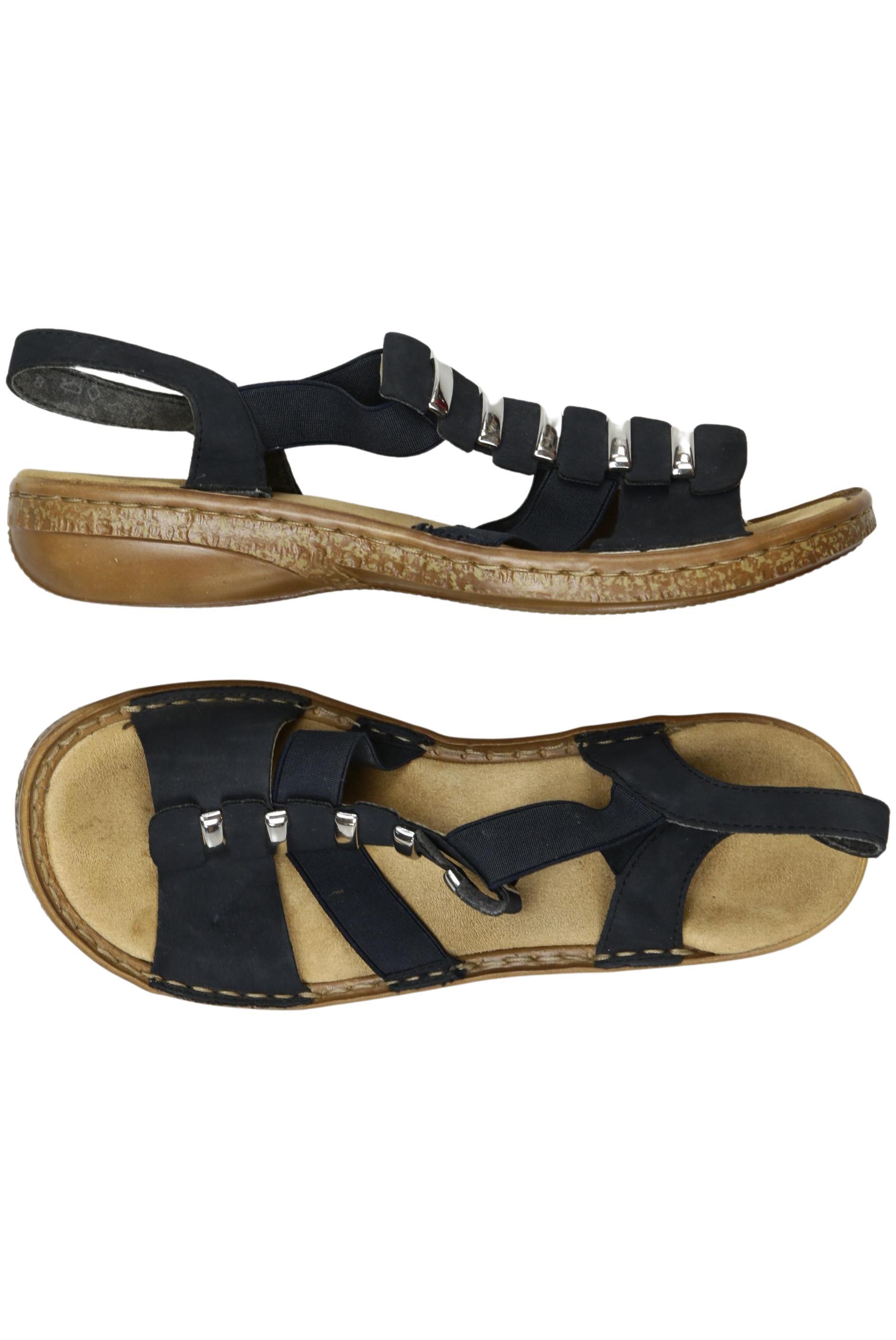 

Rieker Damen Sandale, marineblau, Gr. 38
