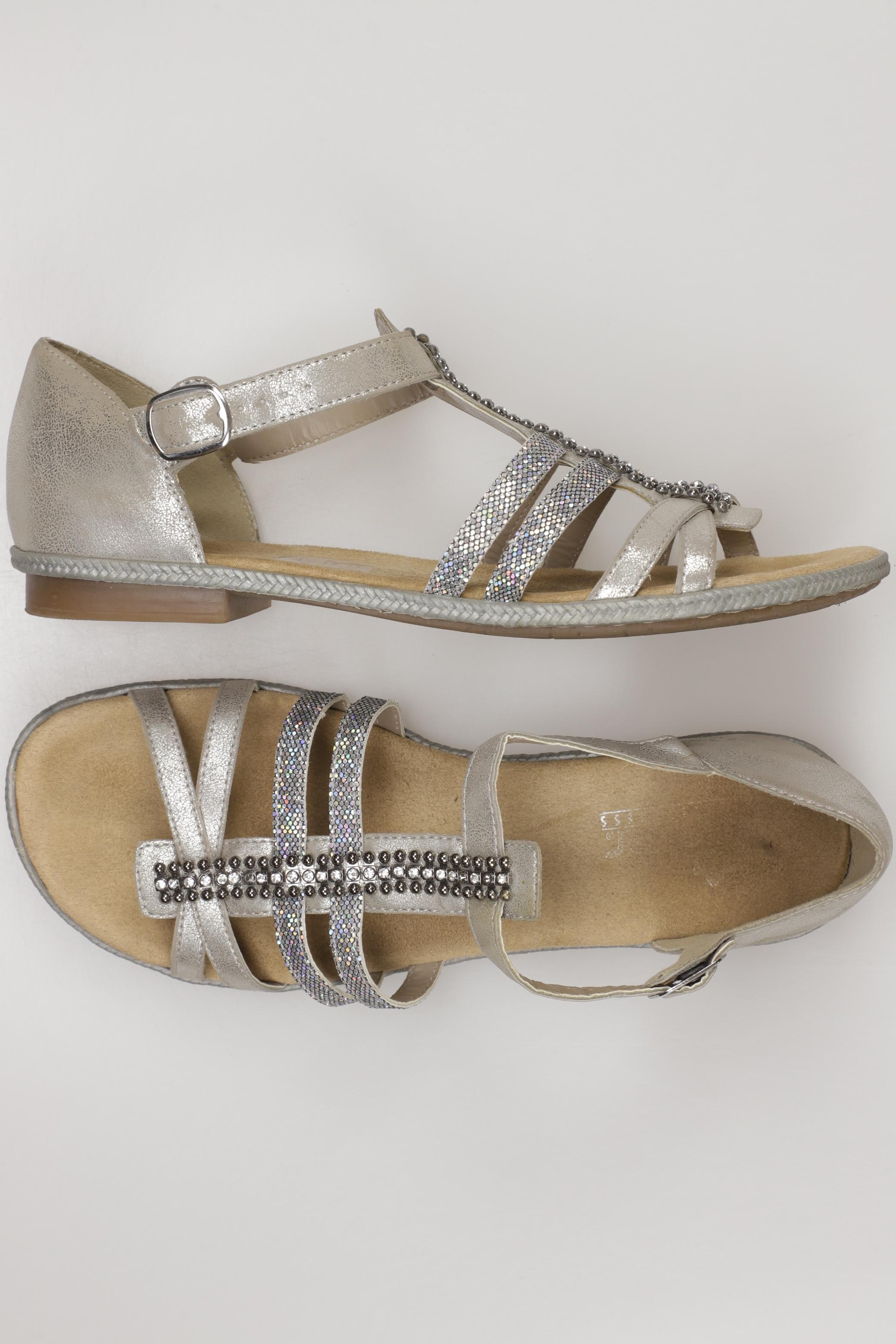 

Rieker Damen Sandale, beige, Gr. 40