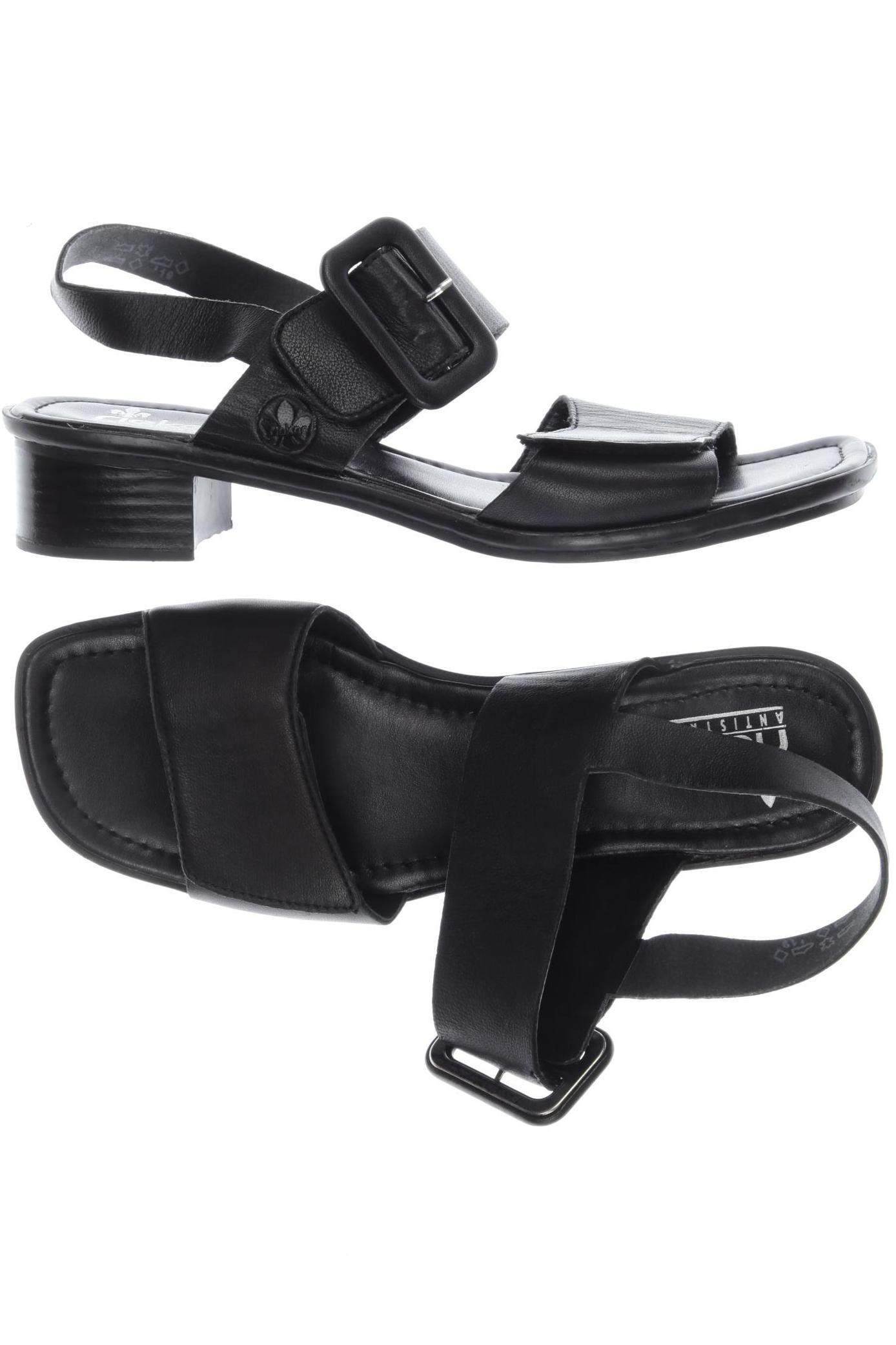 

Rieker Damen Sandale, schwarz, Gr. 40