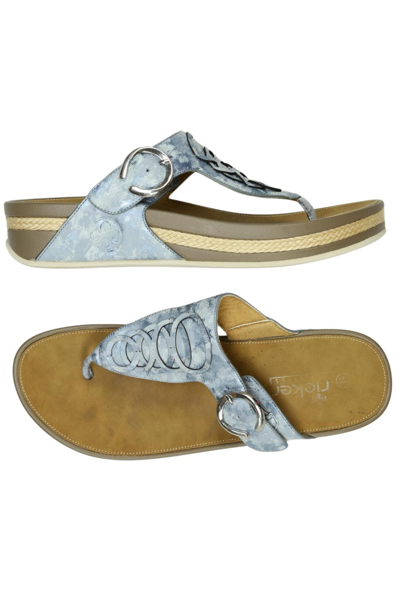 

Rieker Damen Sandale, blau, Gr. 39