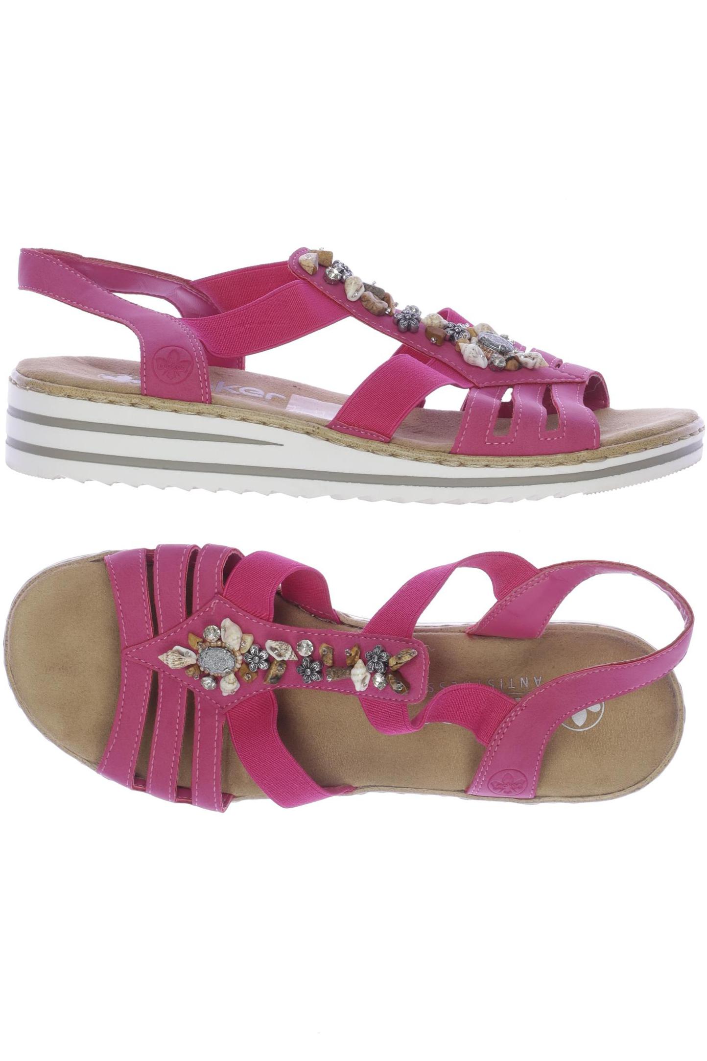

Rieker Damen Sandale, pink, Gr. 39