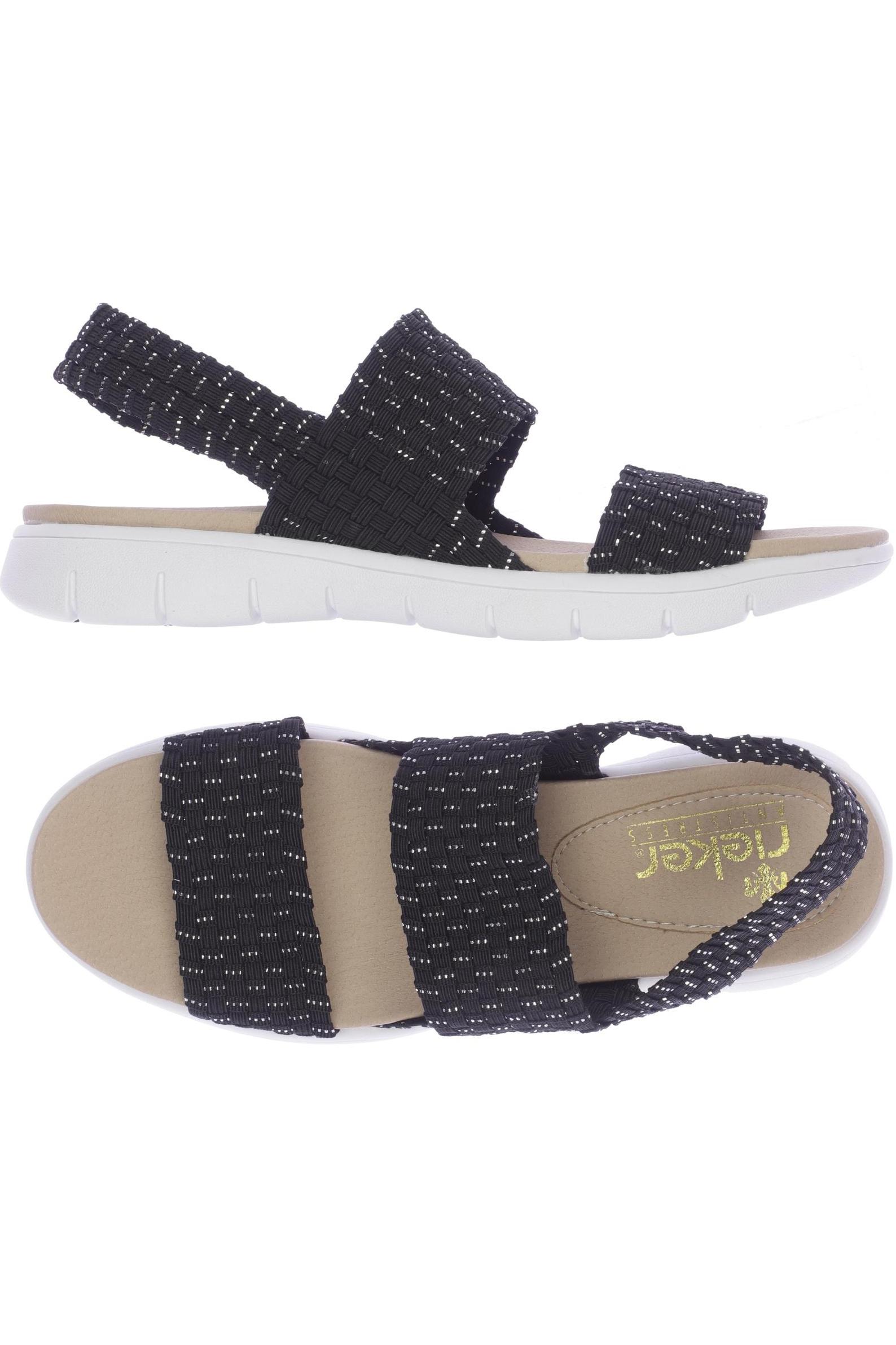 

Rieker Damen Sandale, schwarz, Gr. 39