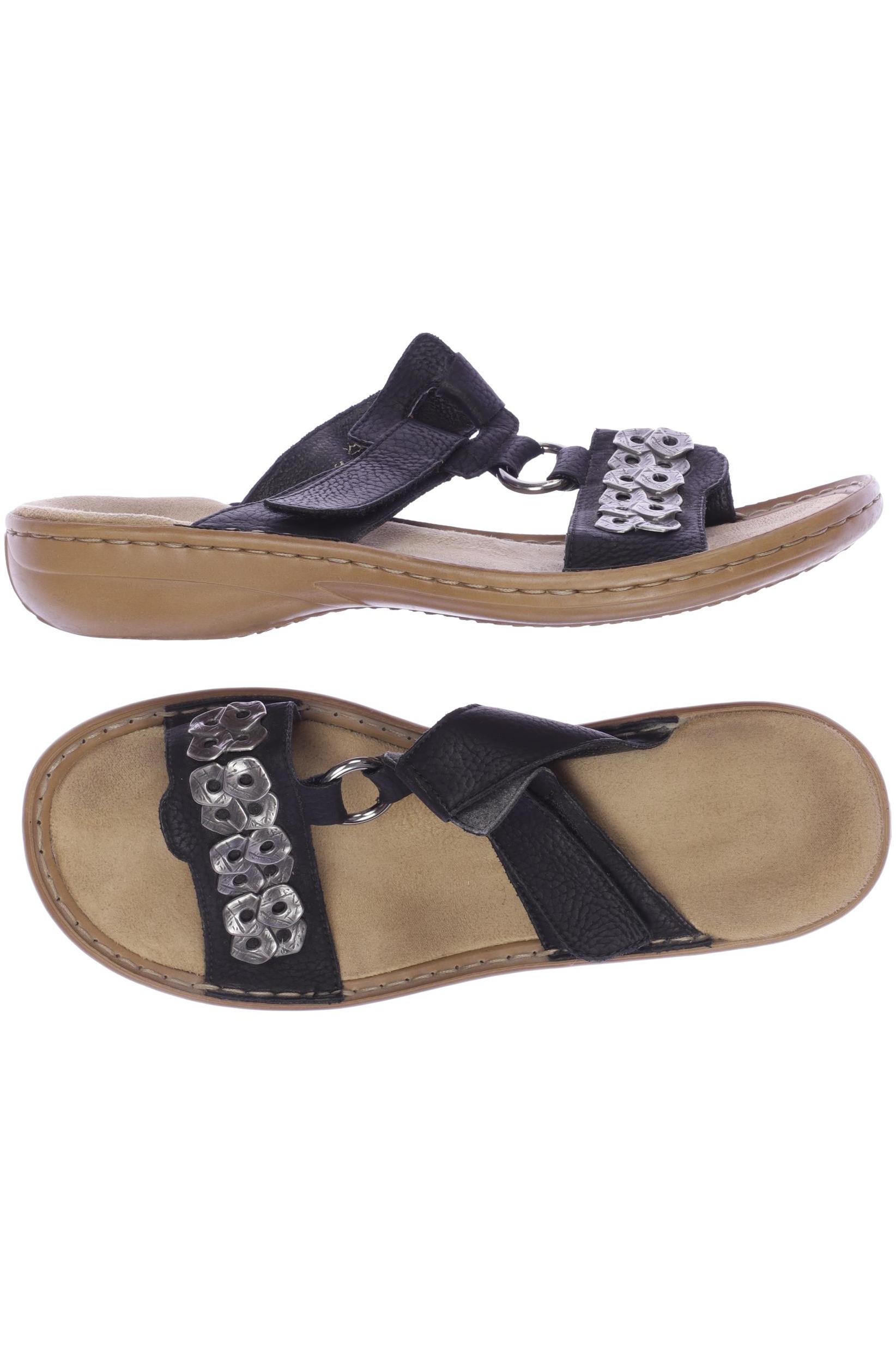 

Rieker Damen Sandale, schwarz, Gr. 39
