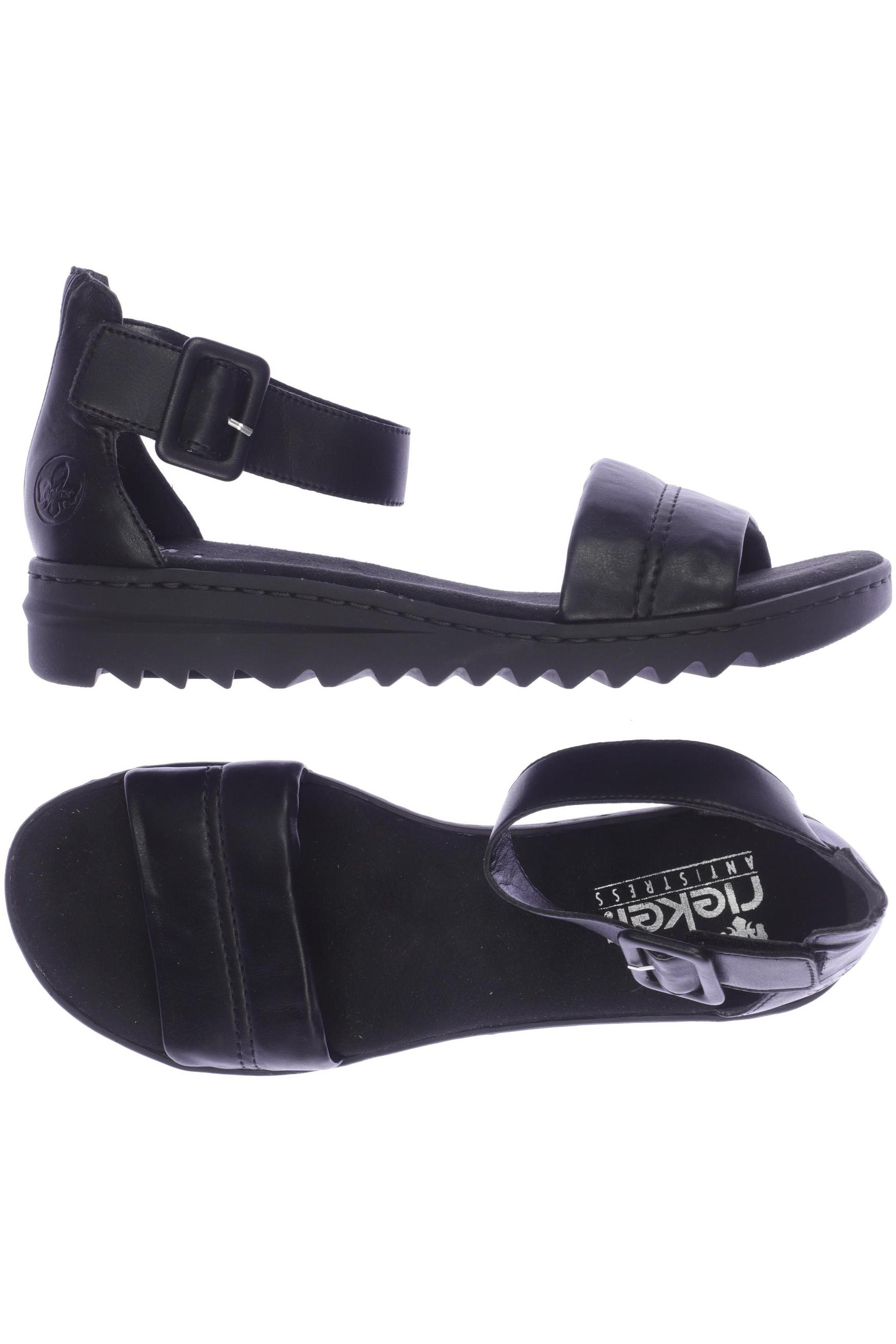 

Rieker Damen Sandale, schwarz, Gr. 42