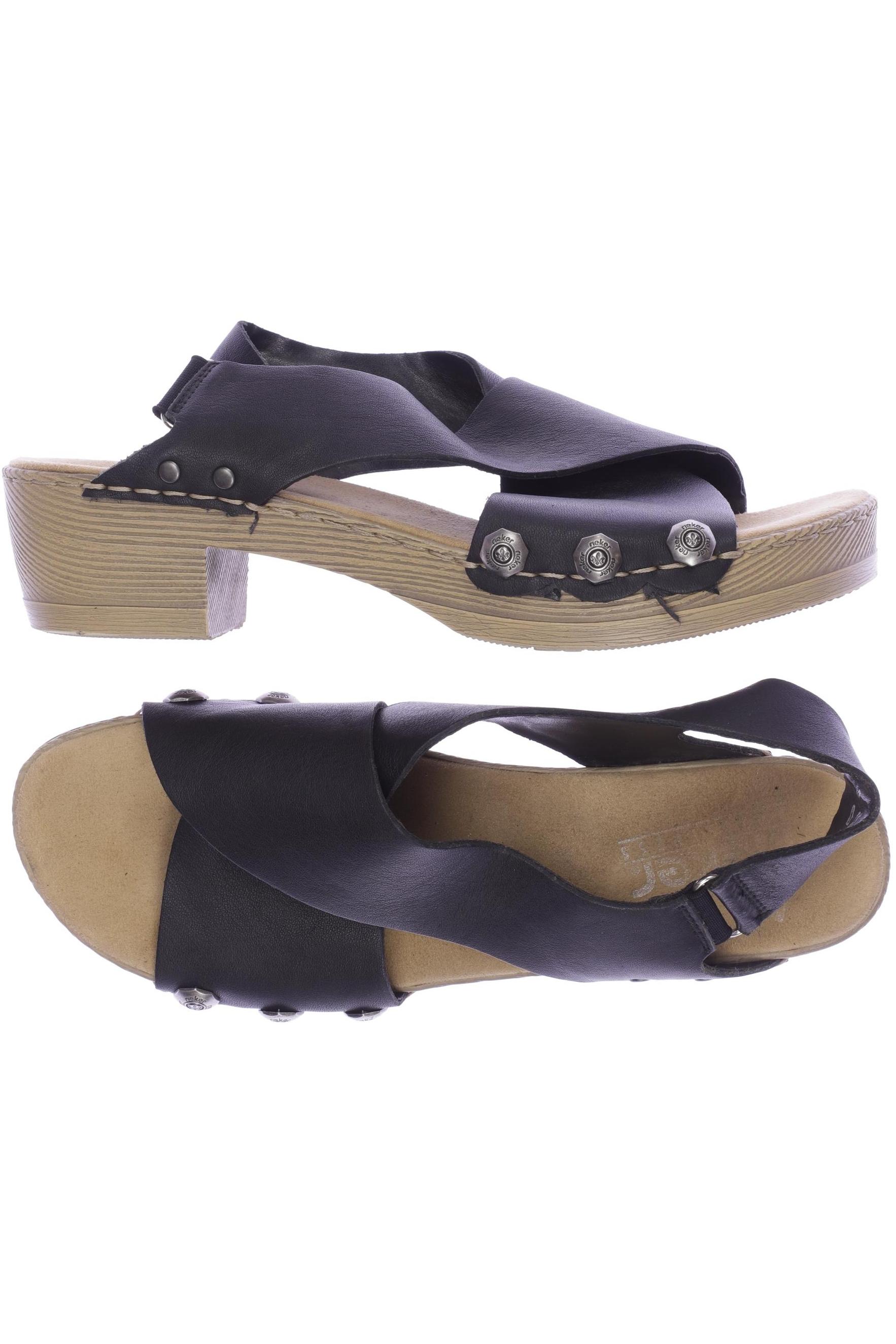 

Rieker Damen Sandale, schwarz, Gr. 42