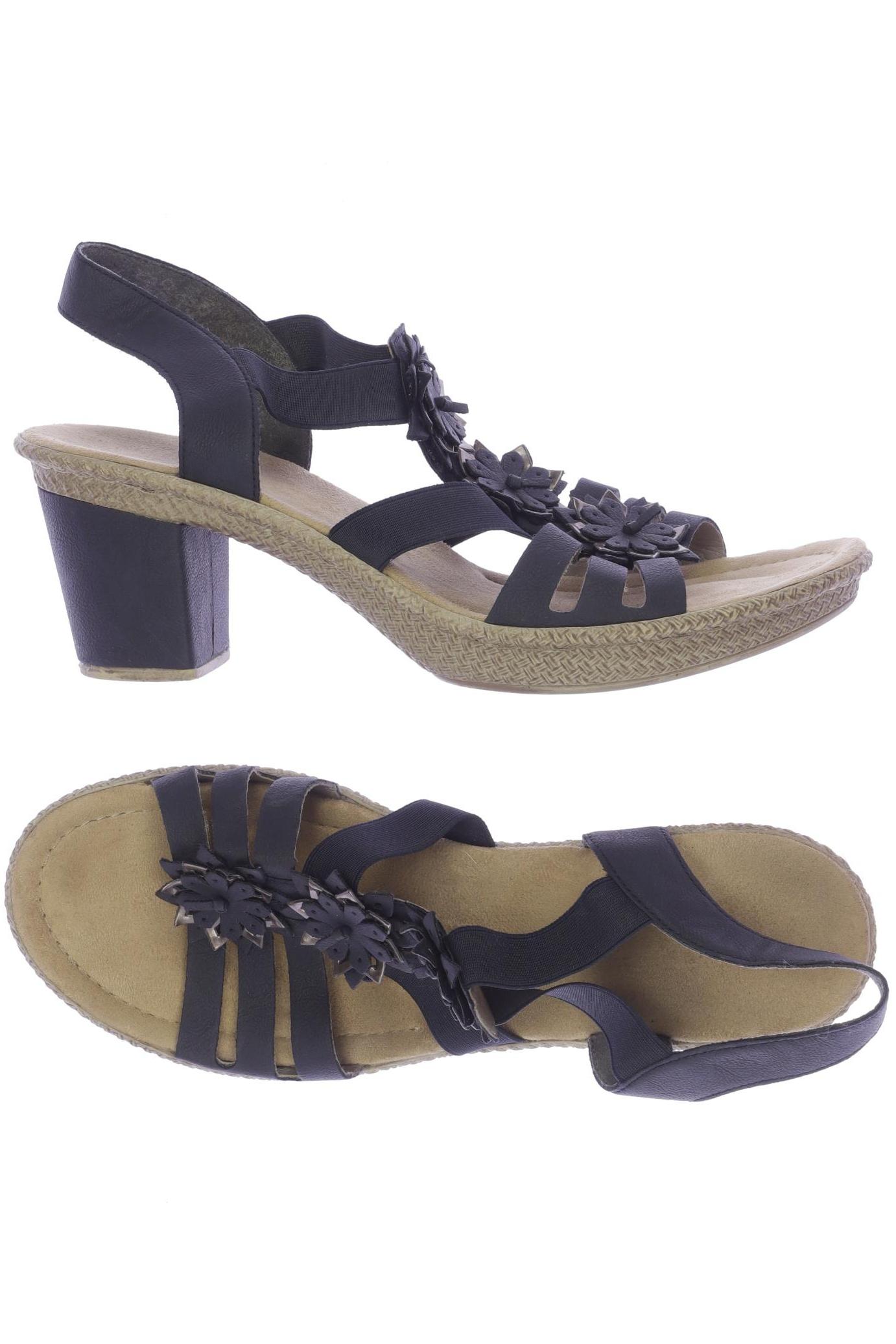 

Rieker Damen Sandale, marineblau, Gr. 42