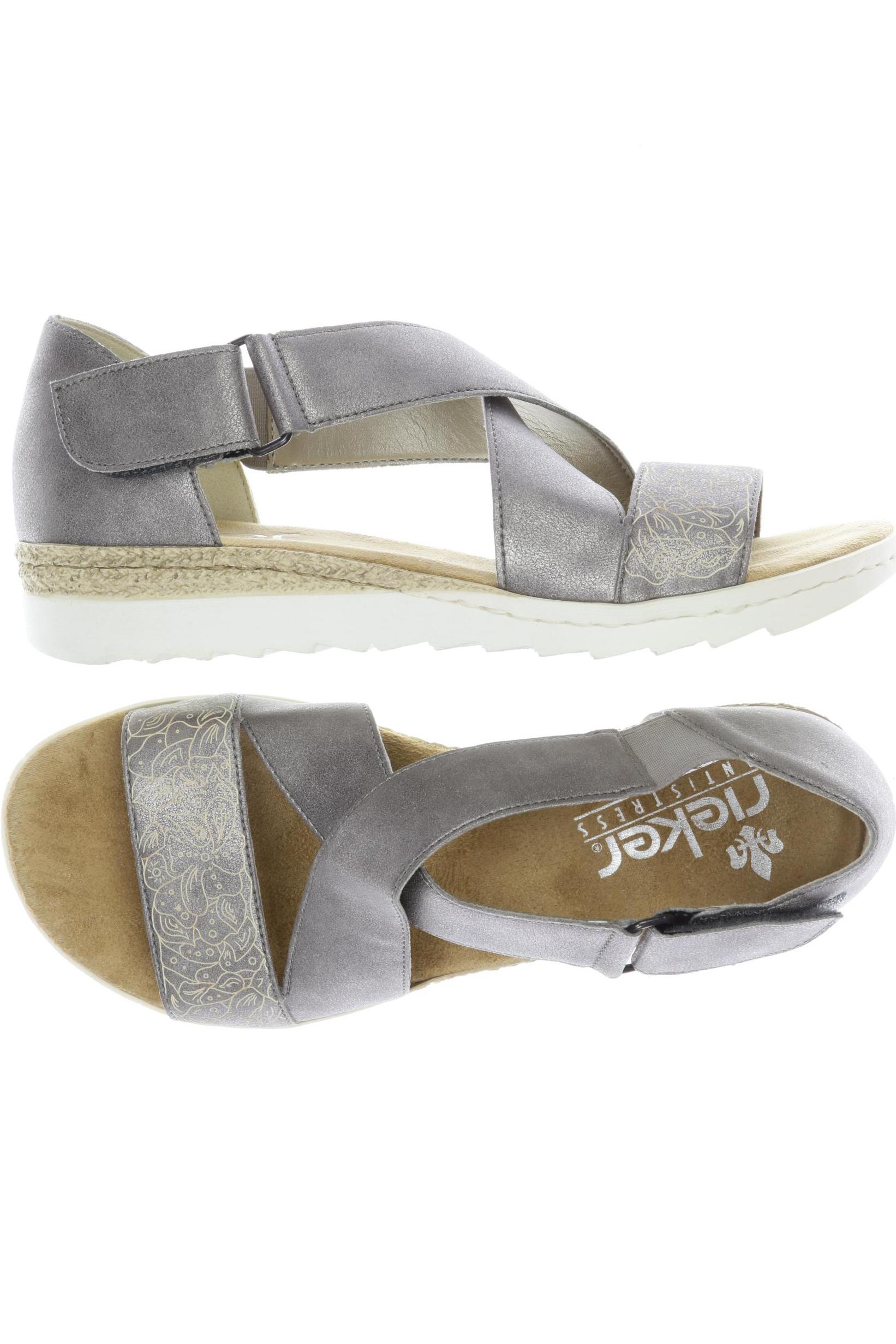 

Rieker Damen Sandale, grau, Gr. 37