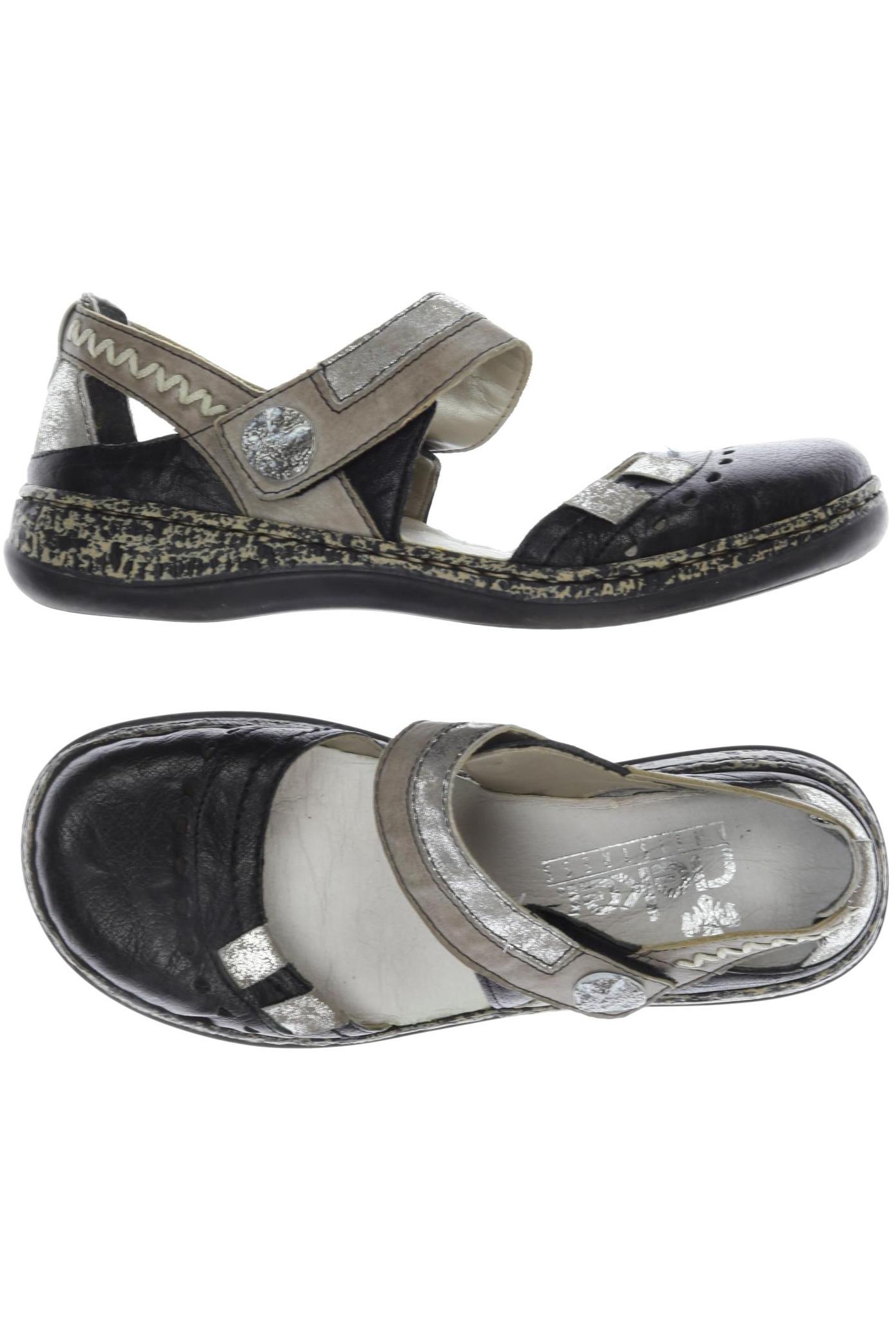 

Rieker Damen Sandale, schwarz, Gr. 36