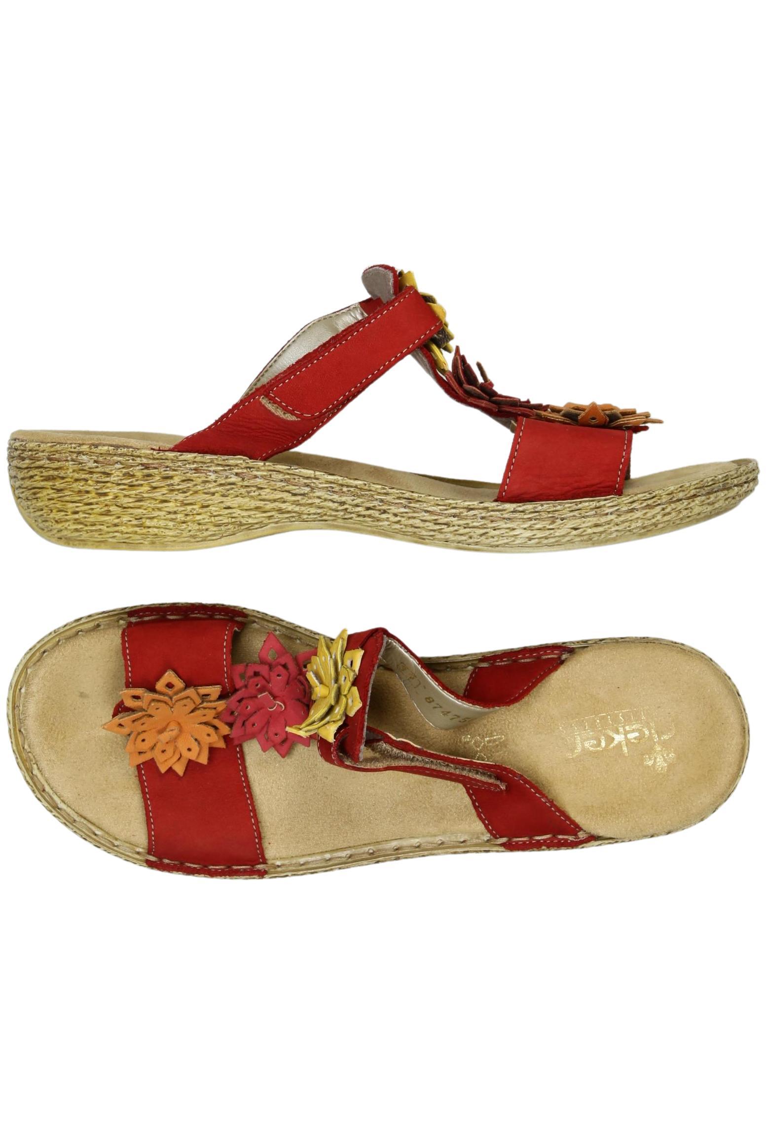 

Rieker Damen Sandale, rot, Gr. 39