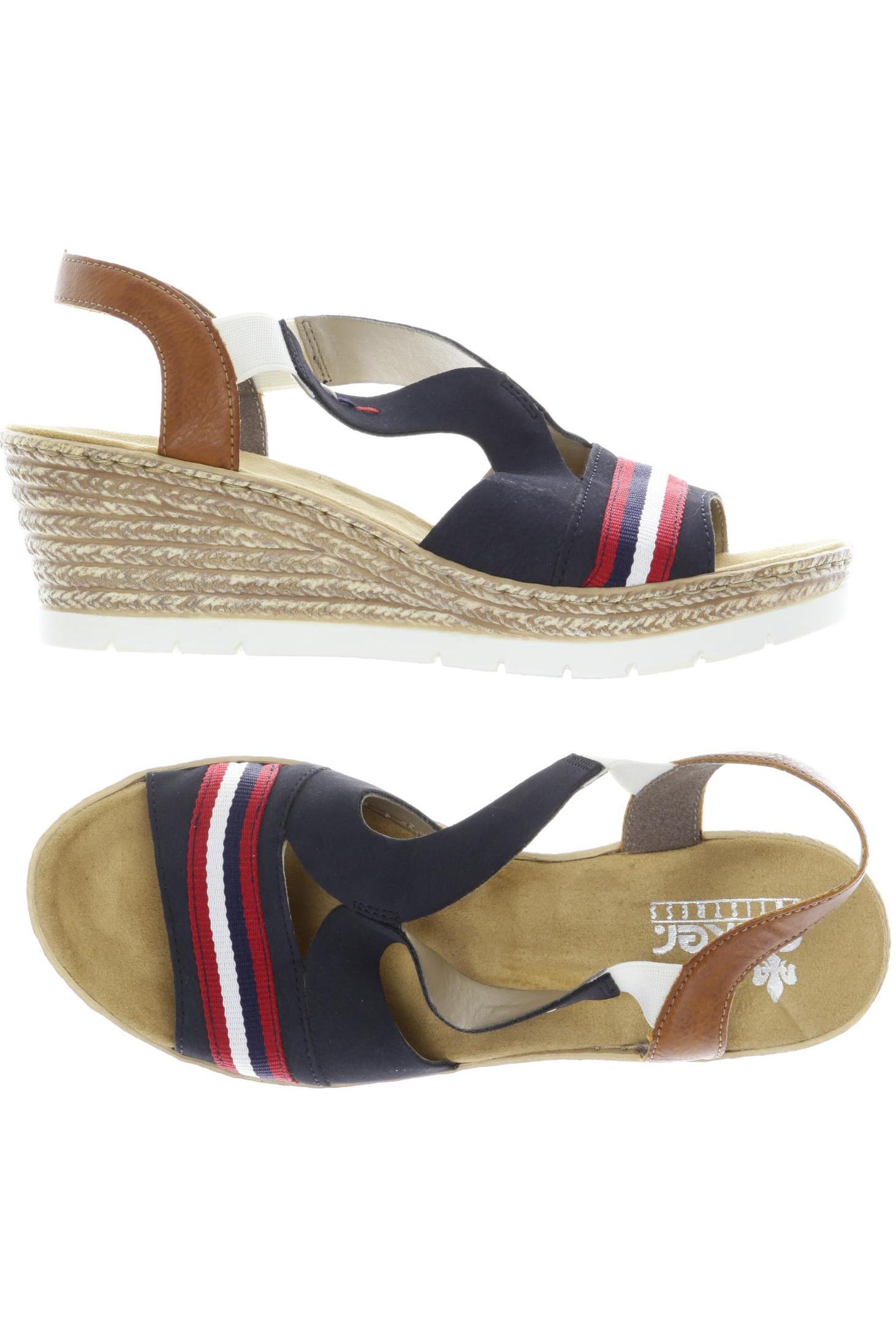 

Rieker Damen Sandale, marineblau, Gr. 36