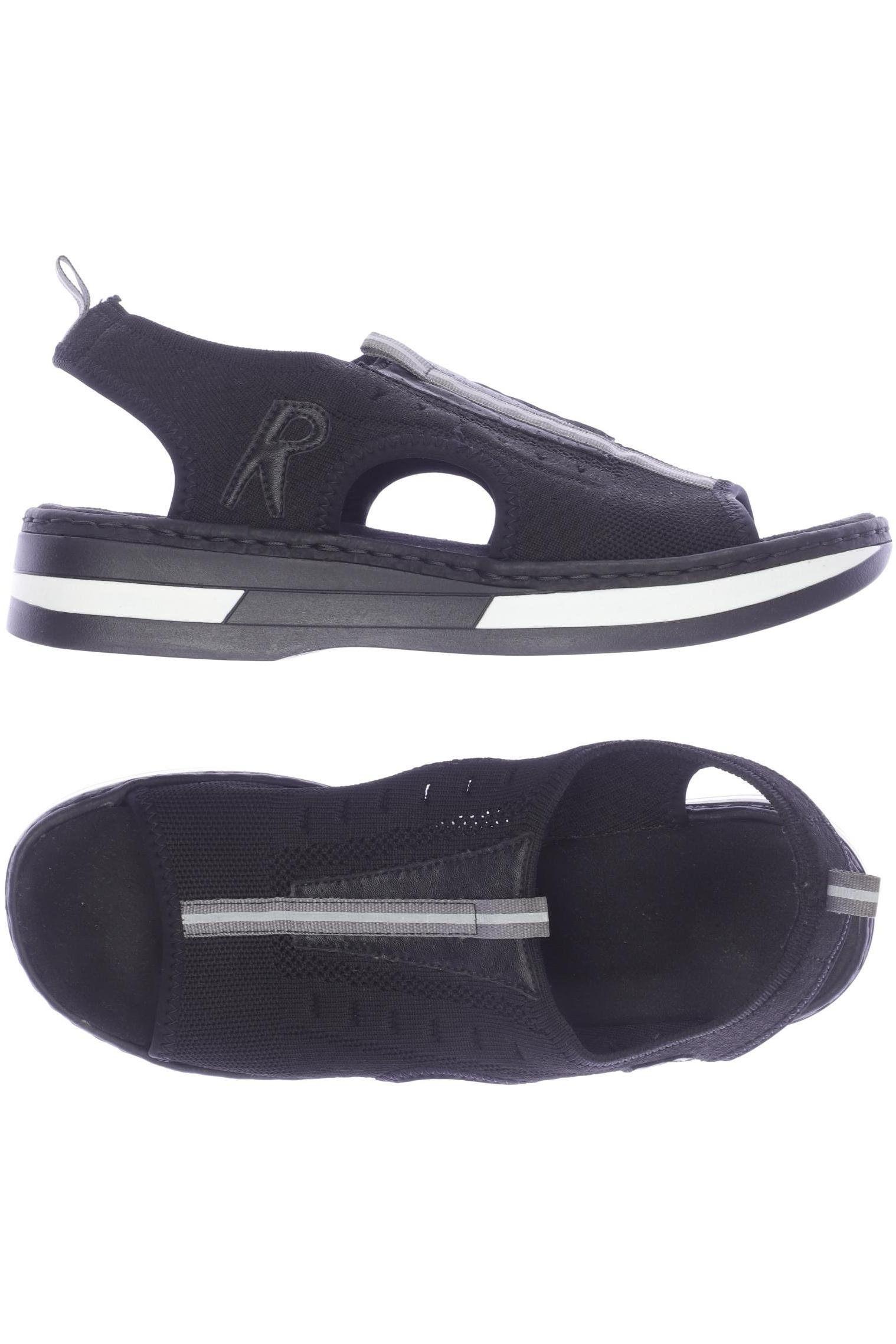 

Rieker Damen Sandale, schwarz, Gr. 42