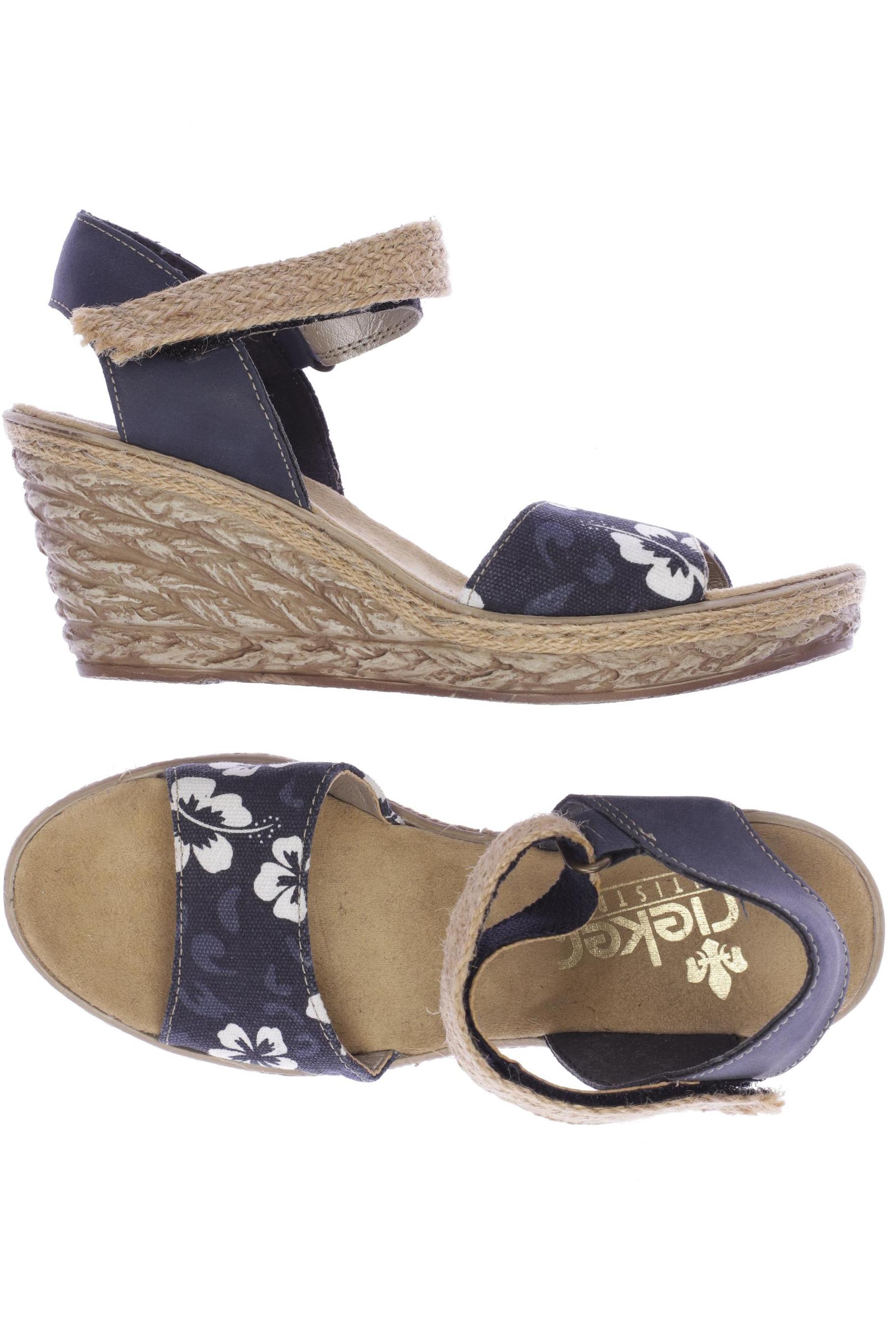 

Rieker Damen Sandale, marineblau, Gr. 36