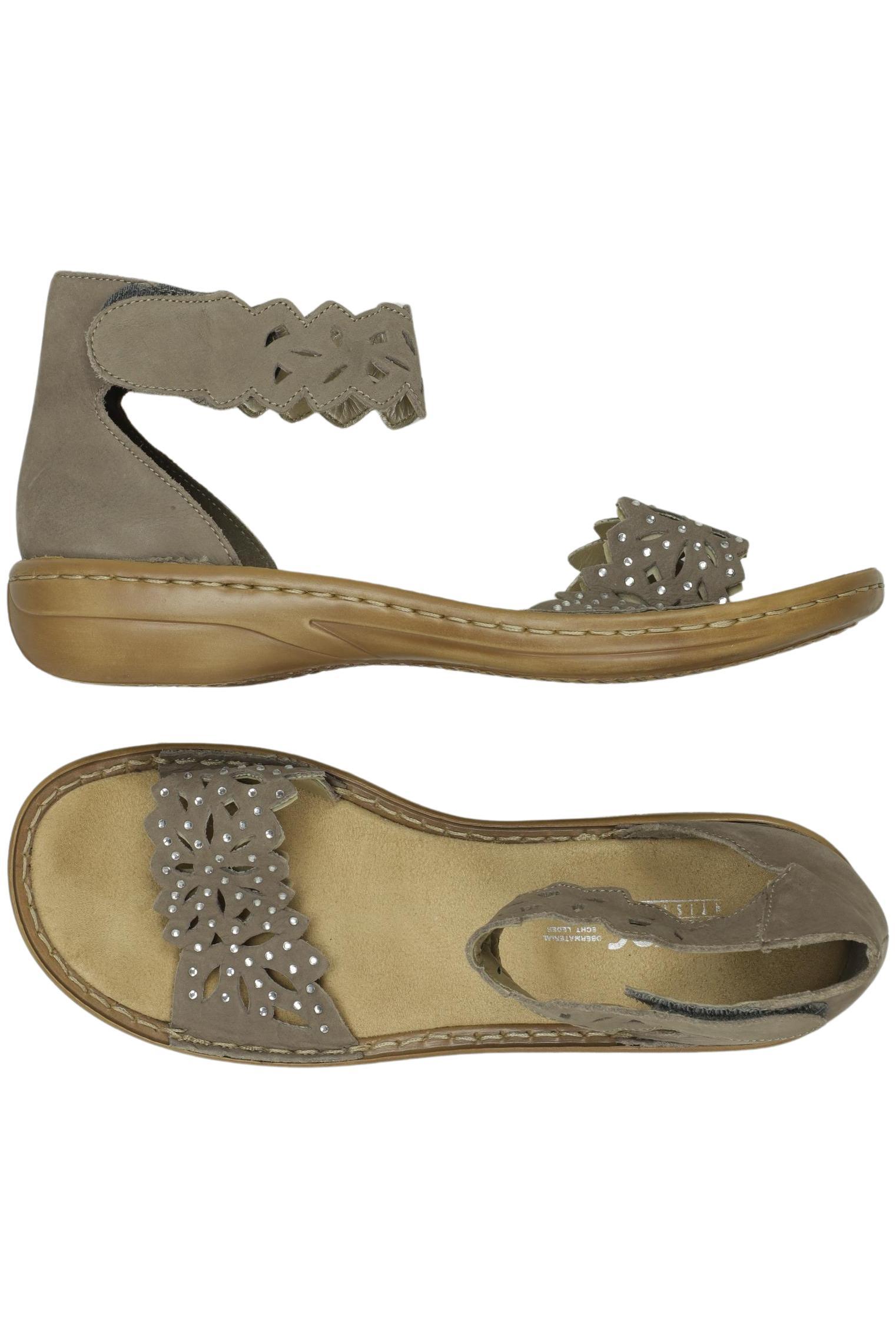 

Rieker Damen Sandale, beige, Gr. 39