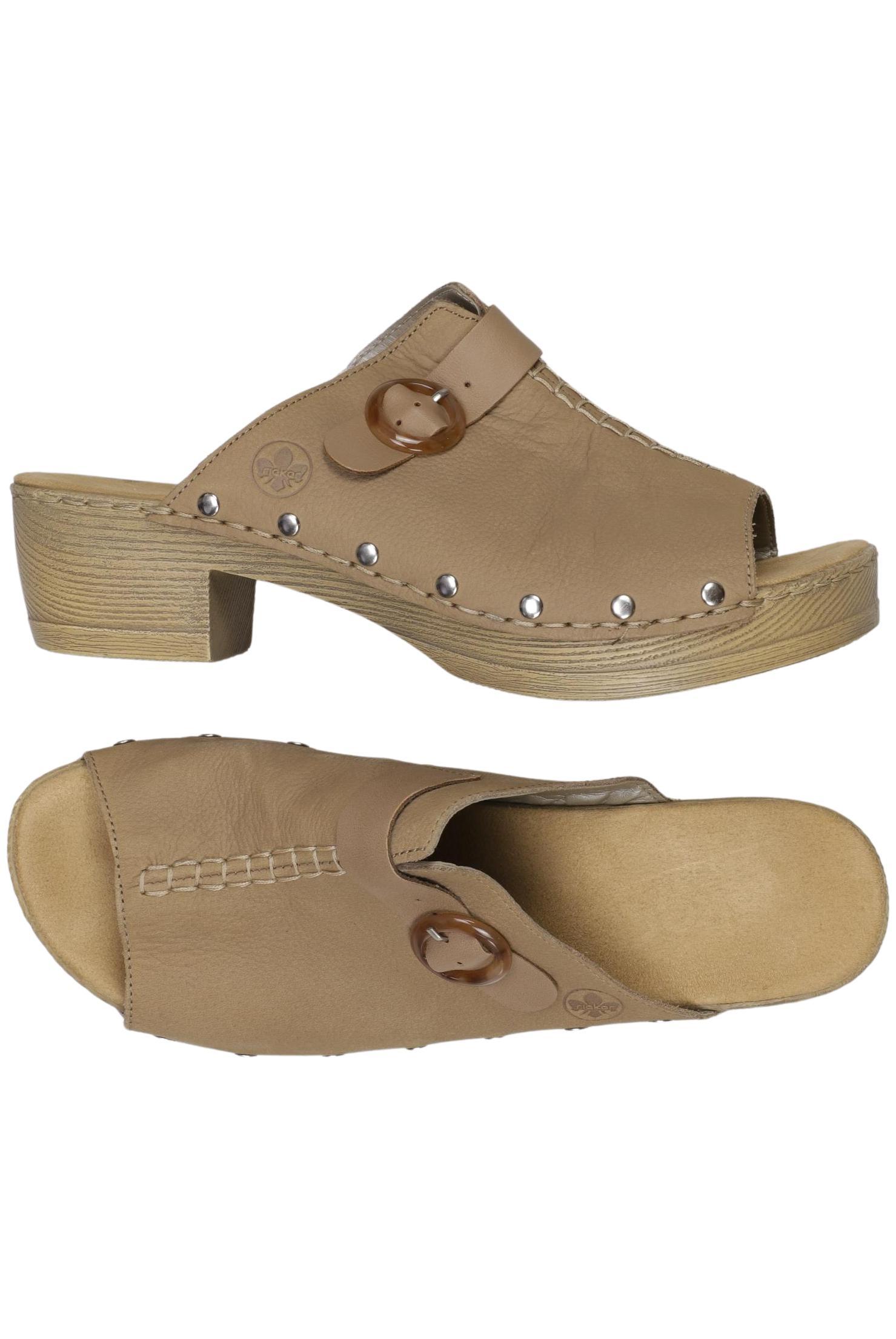 

Rieker Damen Sandale, beige, Gr. 40
