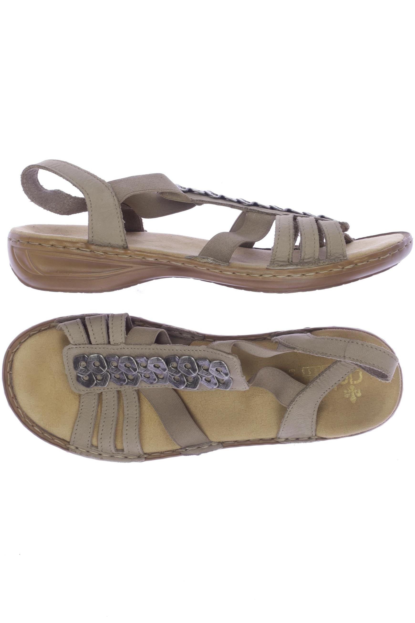 

Rieker Damen Sandale, beige, Gr. 39