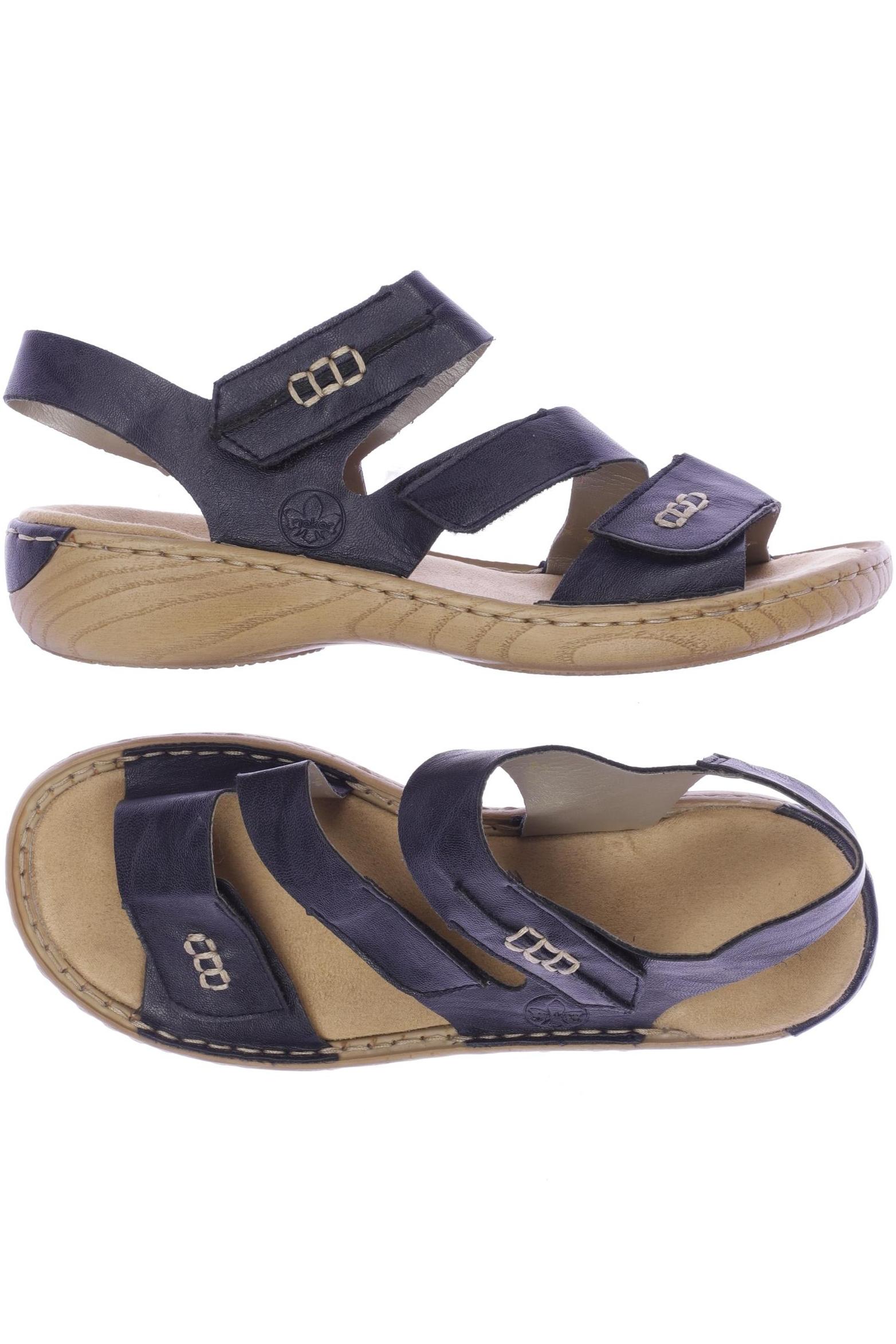 

Rieker Damen Sandale, marineblau, Gr. 37