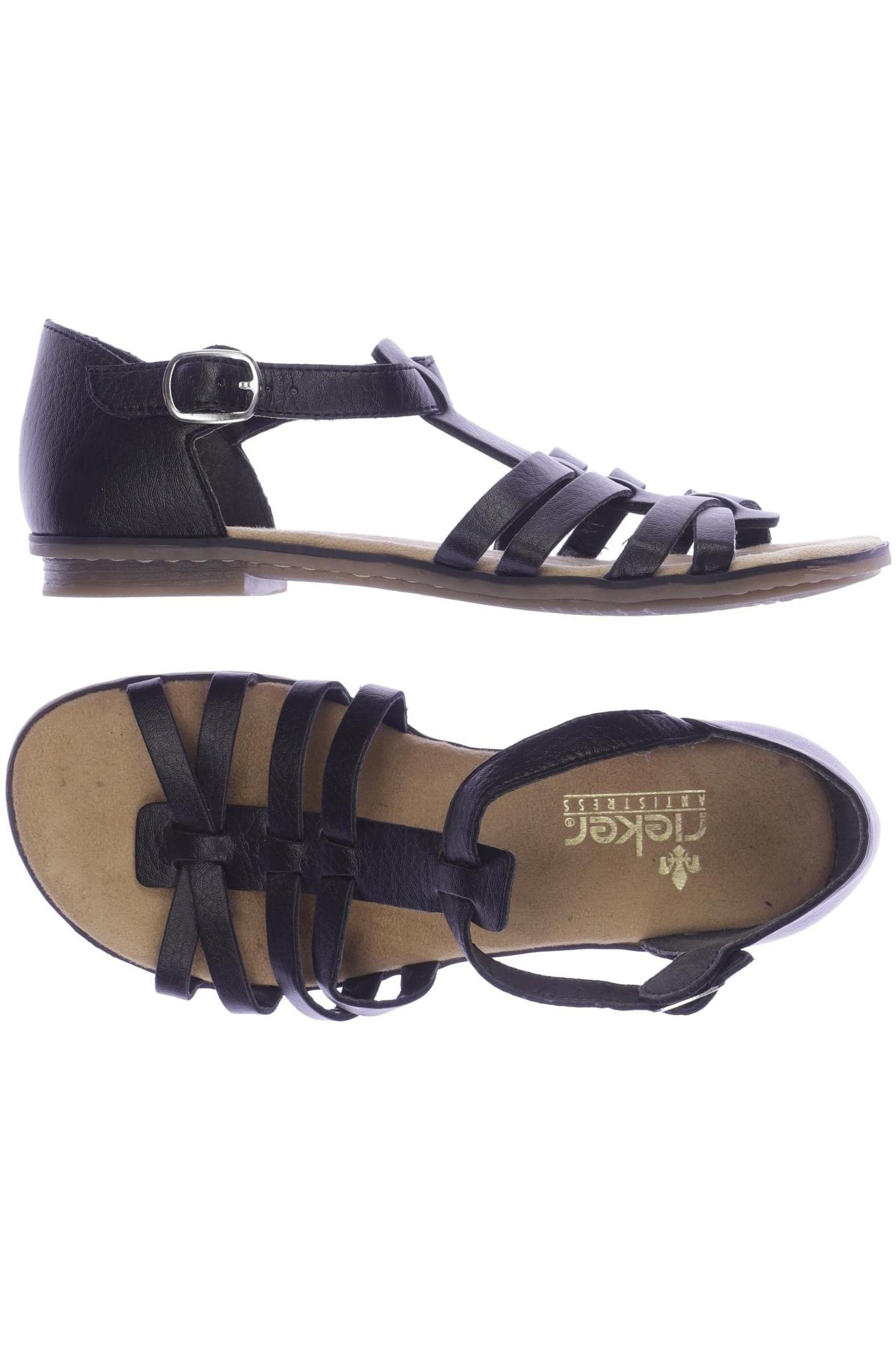 

Rieker Damen Sandale, schwarz
