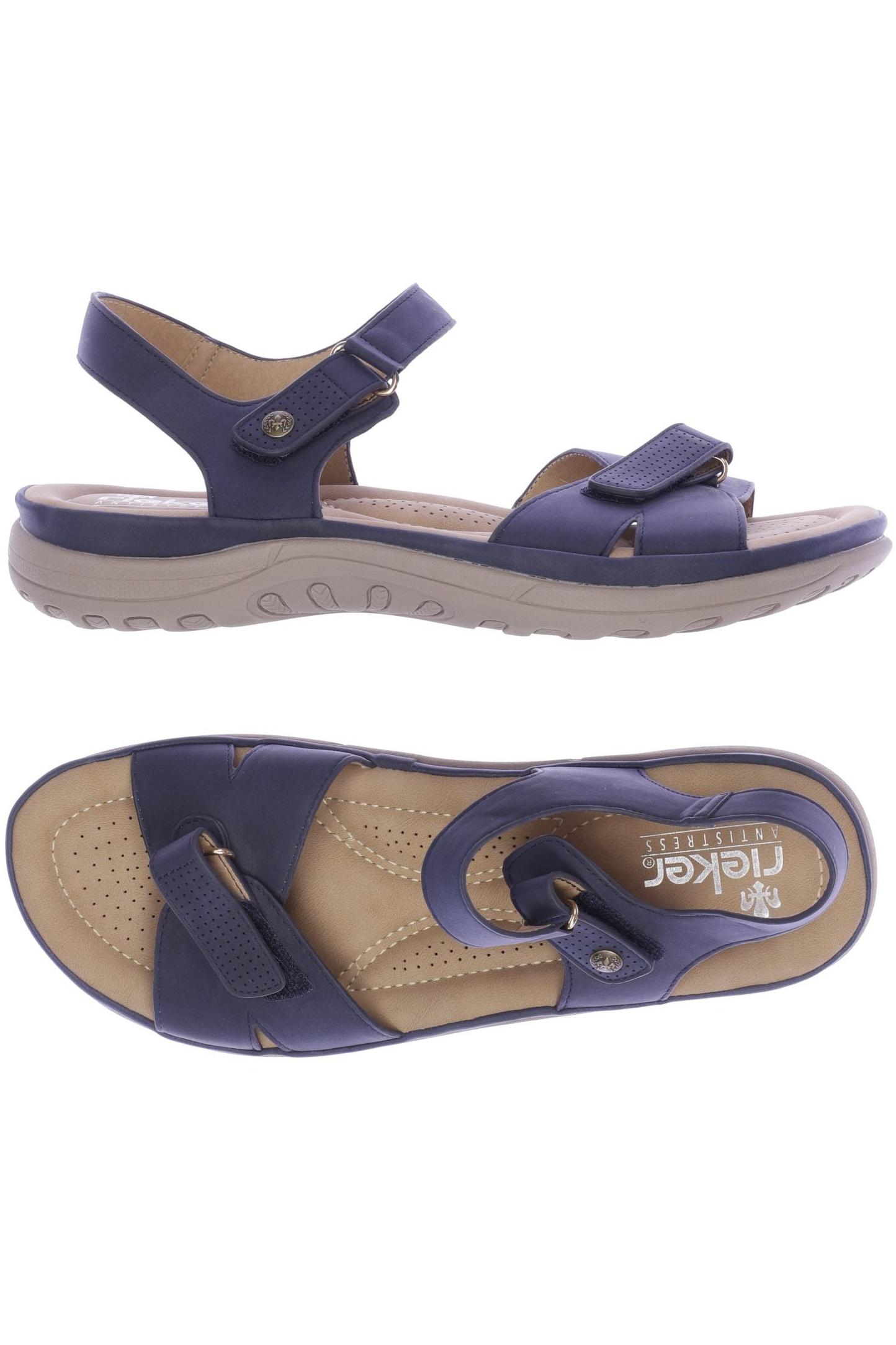 

Rieker Damen Sandale, marineblau, Gr. 40