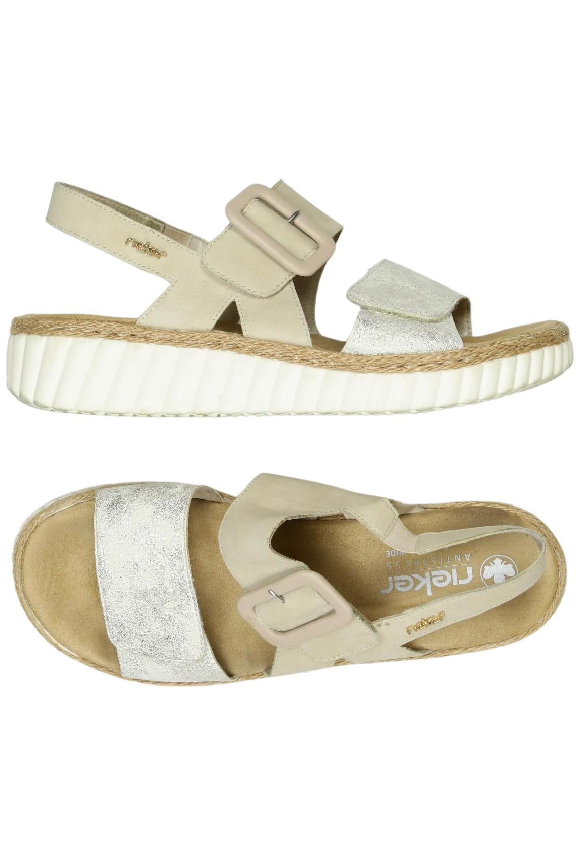 

Rieker Damen Sandale, beige, Gr. 42
