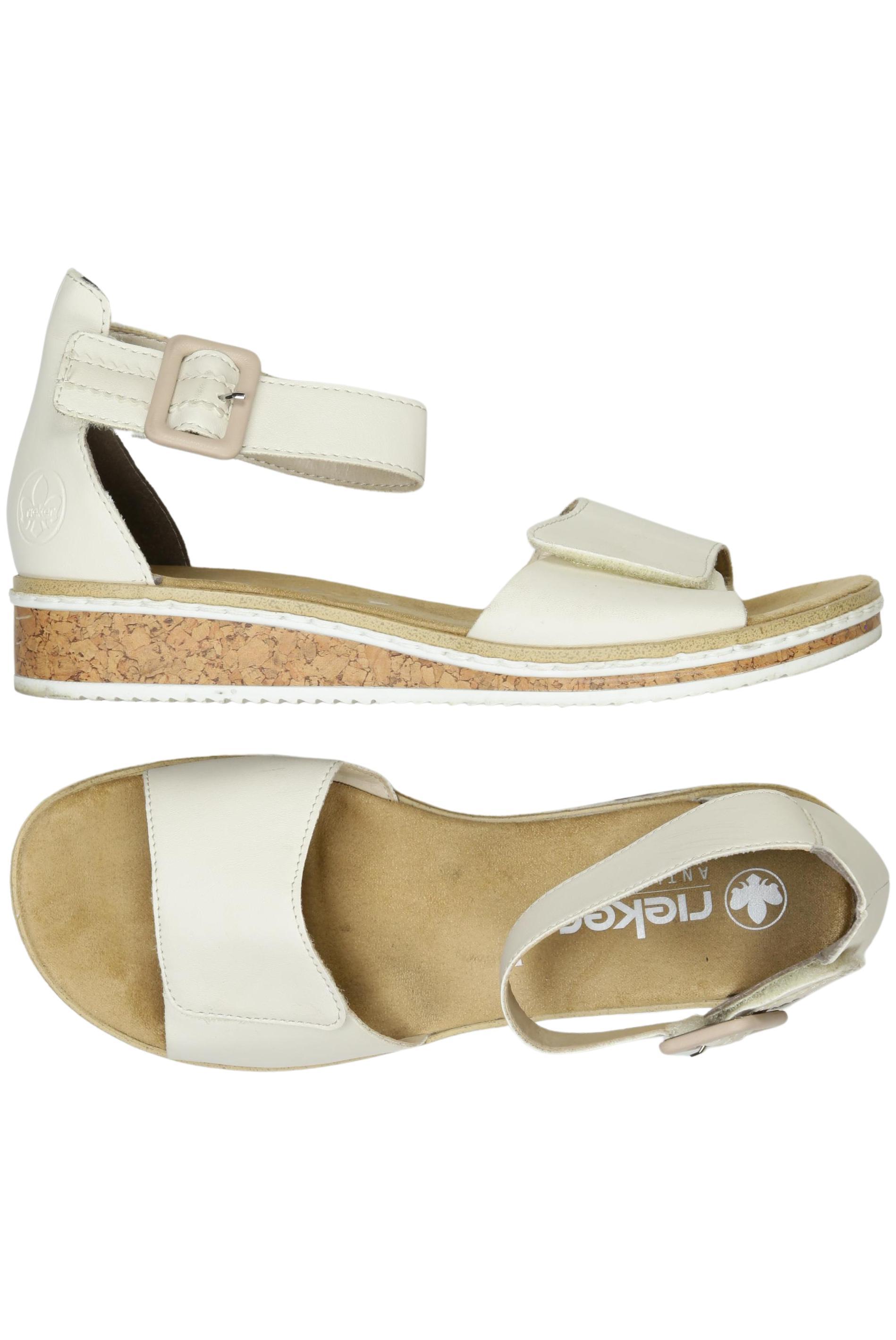 

Rieker Damen Sandale, cremeweiß, Gr. 40