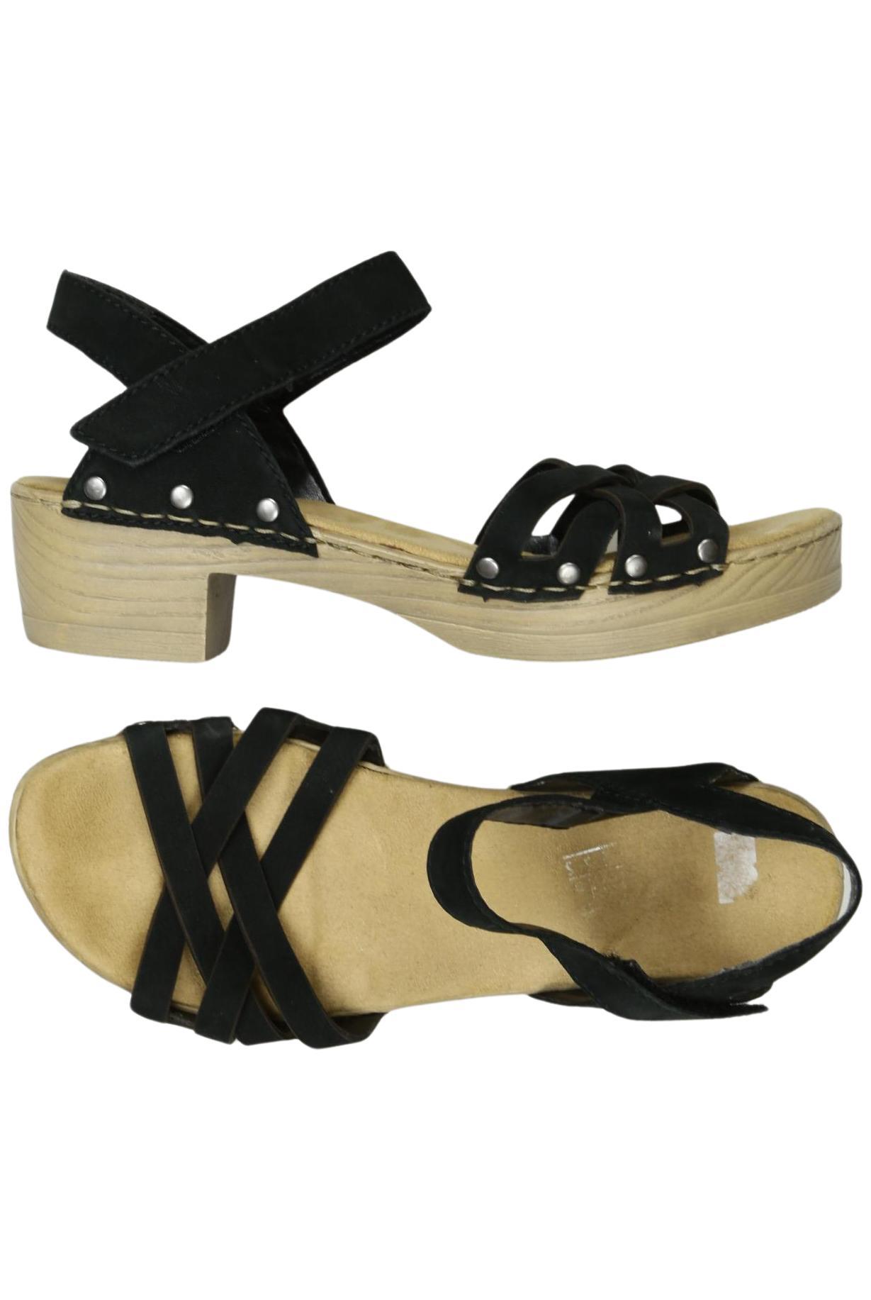 

Rieker Damen Sandale, schwarz, Gr. 38