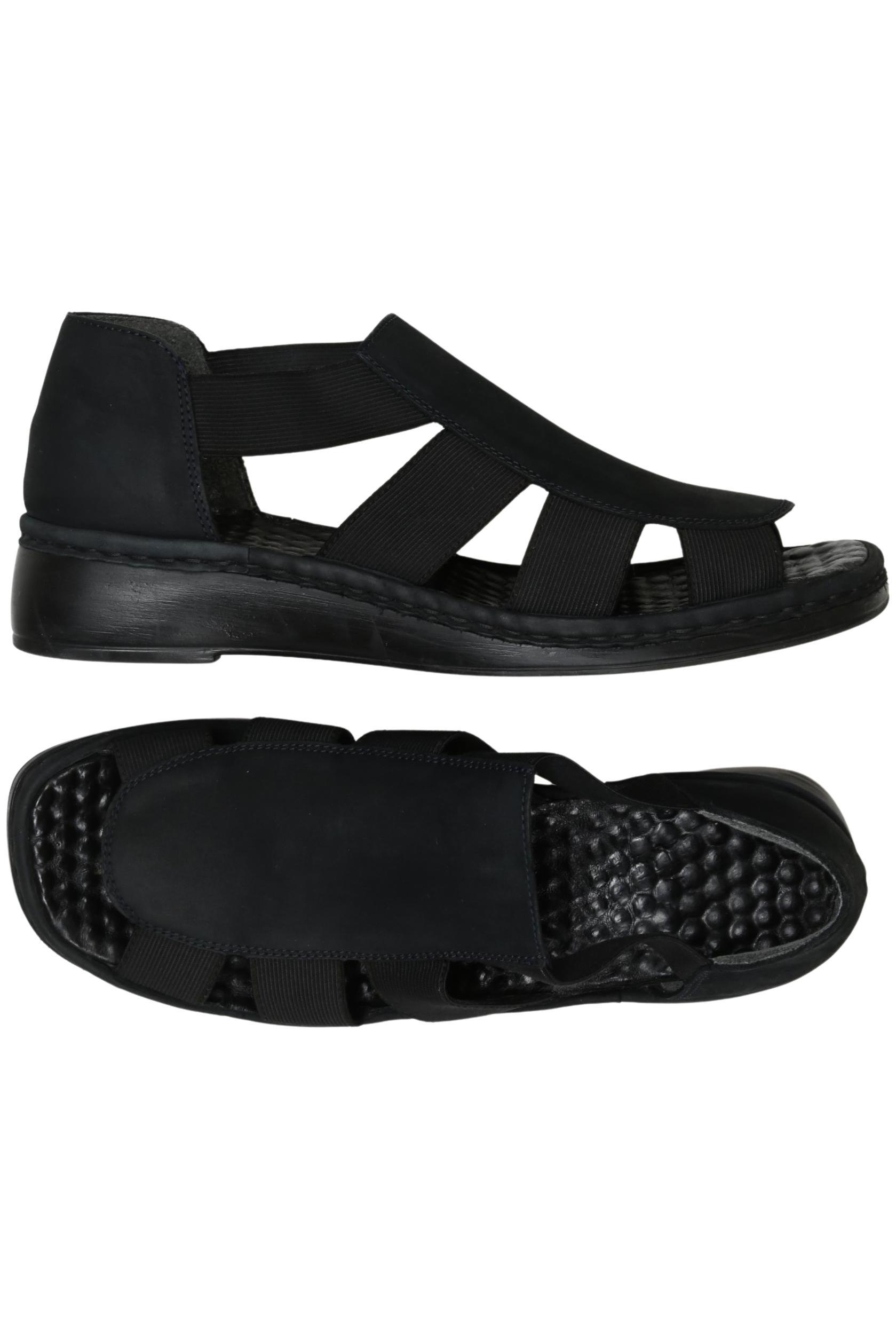 

Rieker Damen Sandale, schwarz, Gr. 40