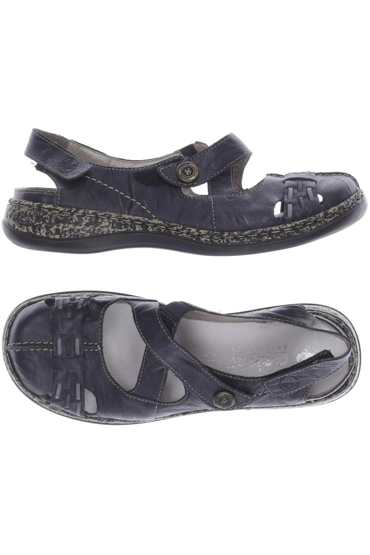 

Rieker Damen Sandale, marineblau, Gr. 39