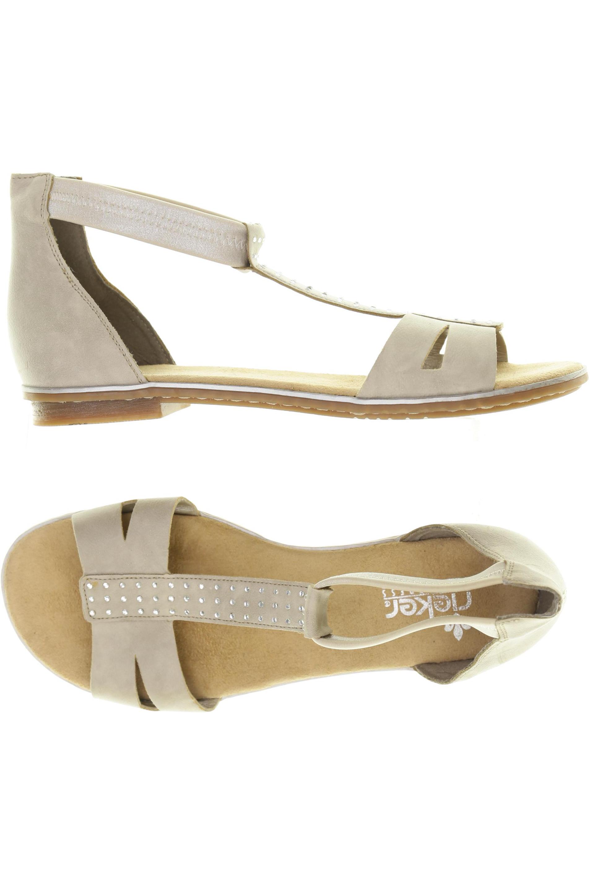 

Rieker Damen Sandale, beige, Gr. 38
