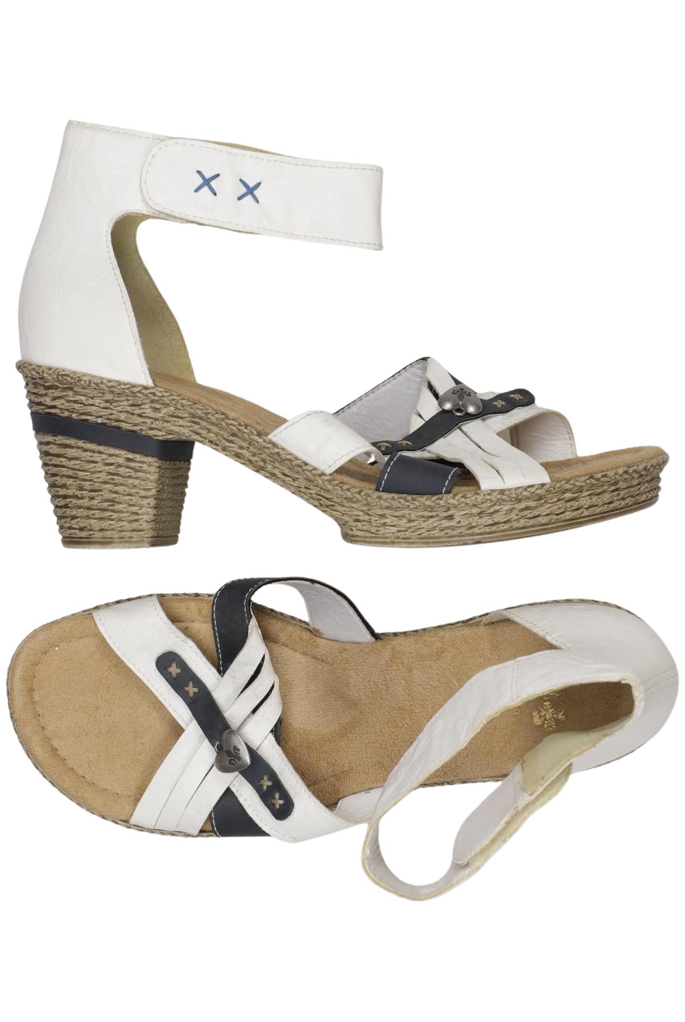 

Rieker Damen Sandale, weiß, Gr. 39