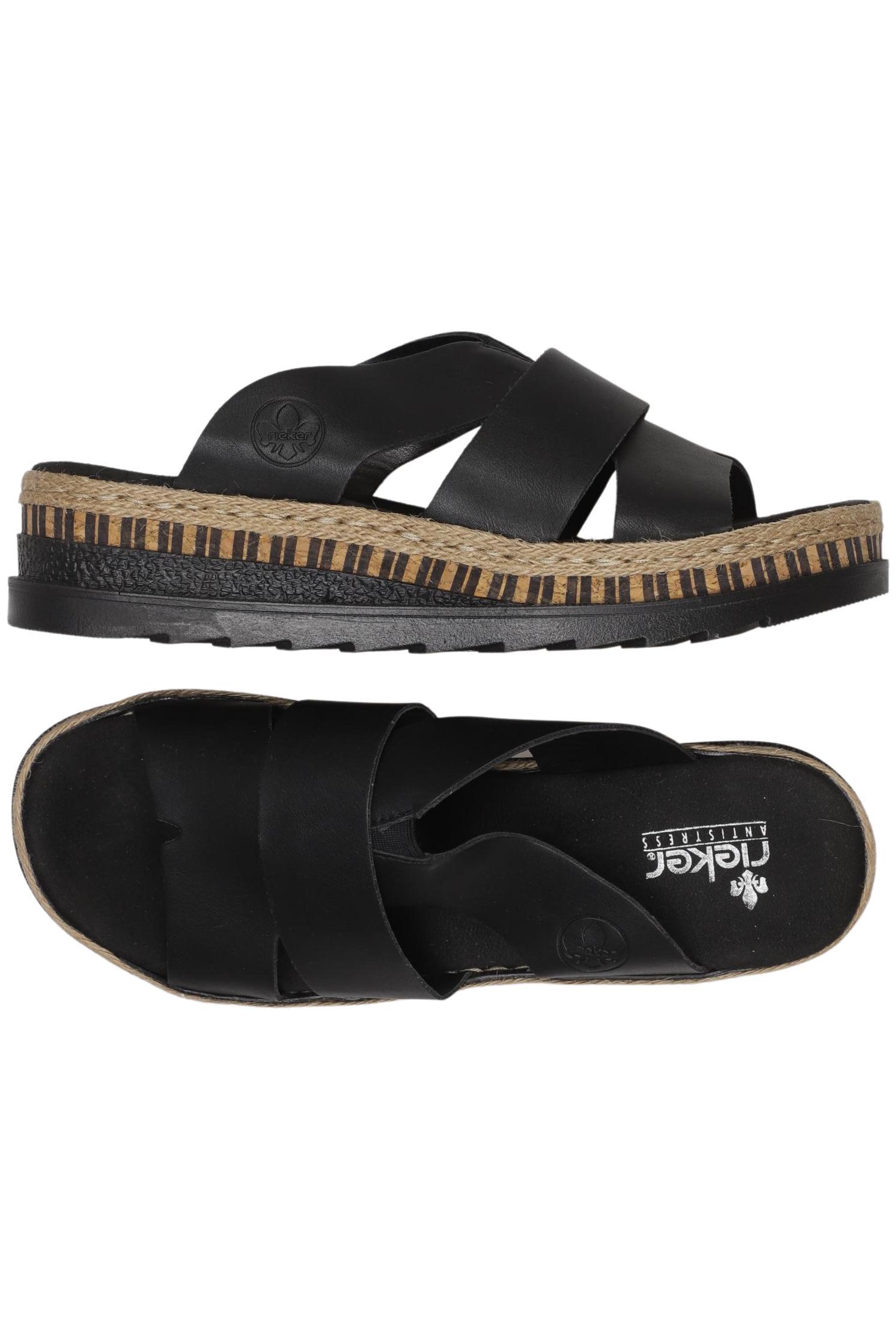 

Rieker Damen Sandale, schwarz, Gr. 41