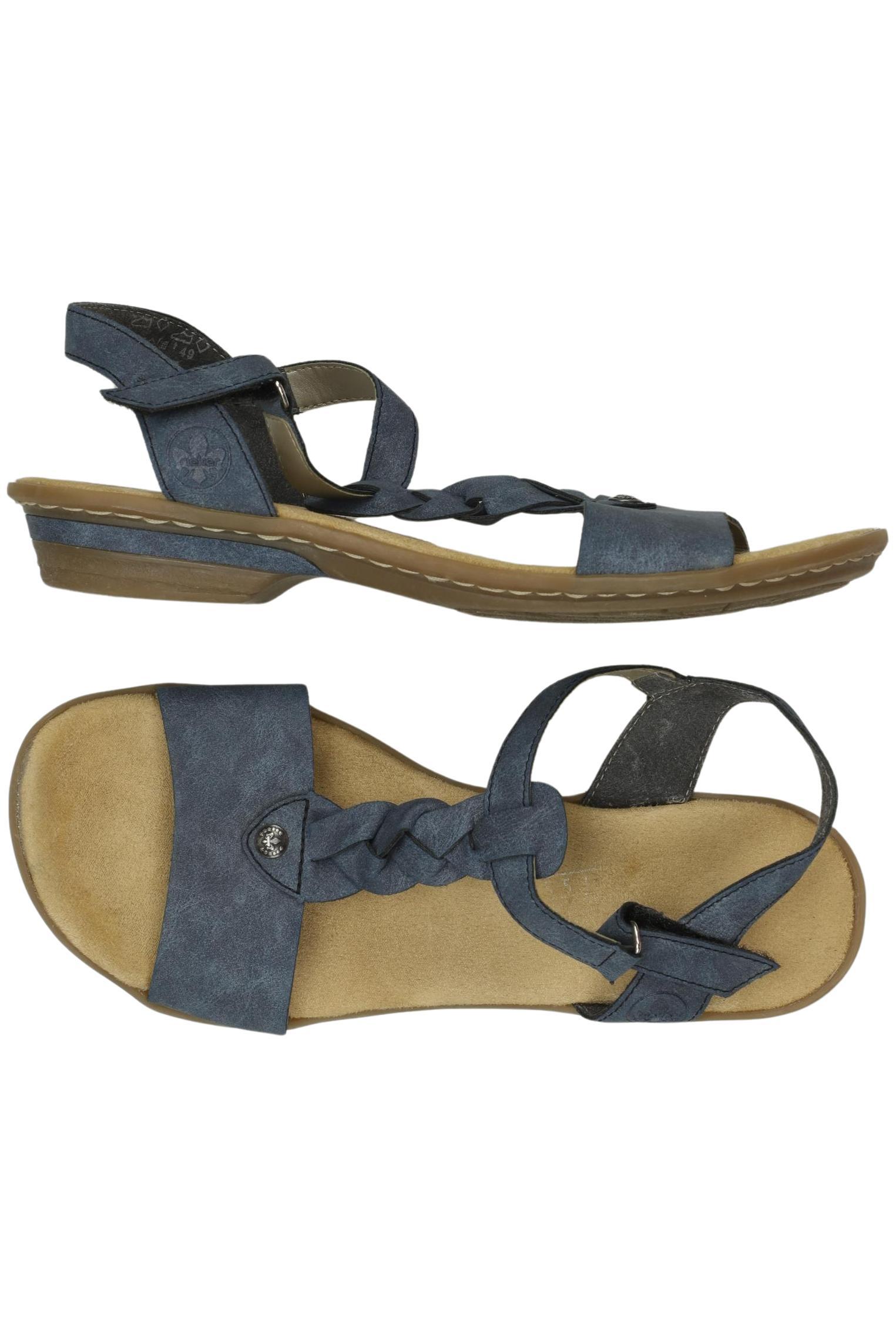 

Rieker Damen Sandale, blau, Gr. 39