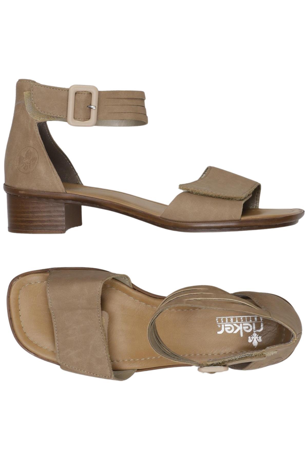 

Rieker Damen Sandale, beige, Gr. 40