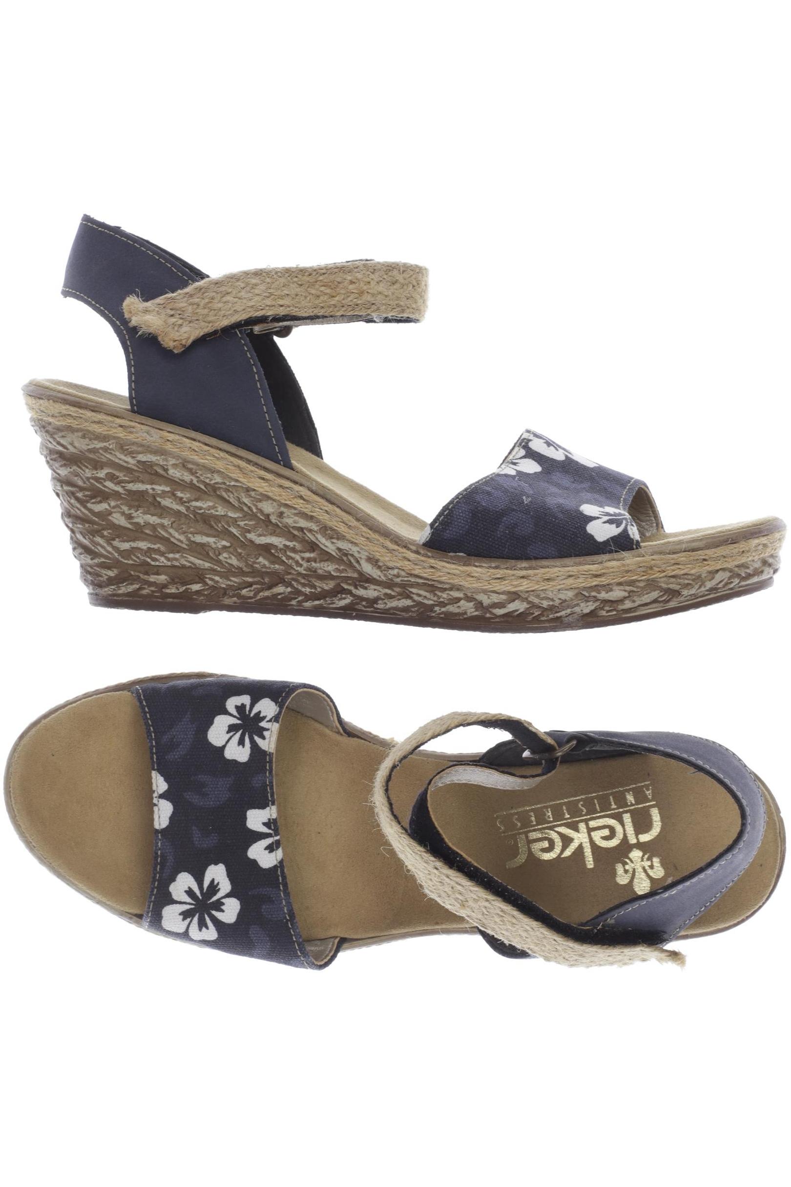 

Rieker Damen Sandale, marineblau, Gr. 39