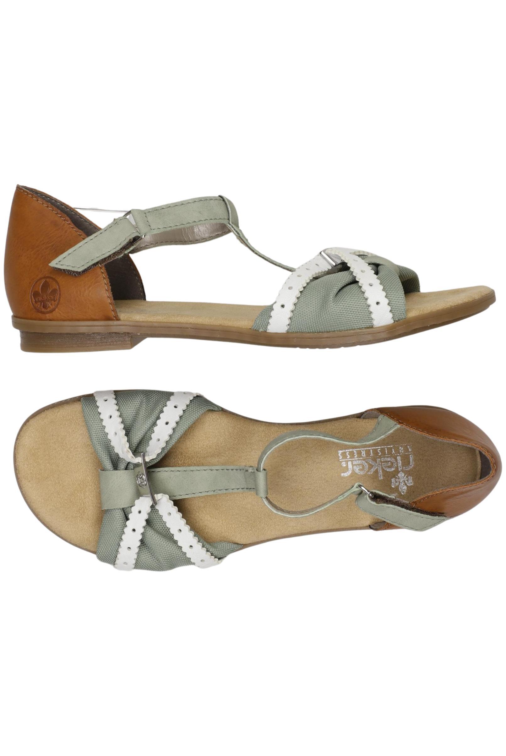 

Rieker Damen Sandale, grün, Gr. 39