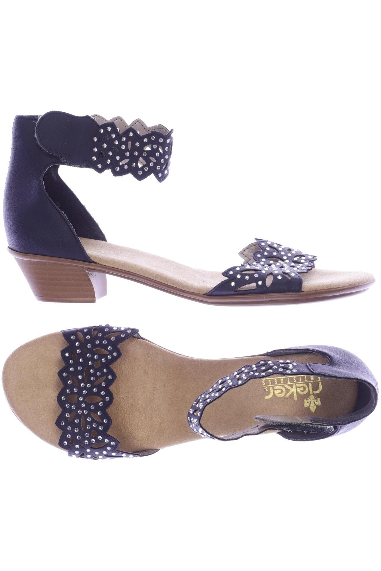 

Rieker Damen Sandale, blau, Gr. 39