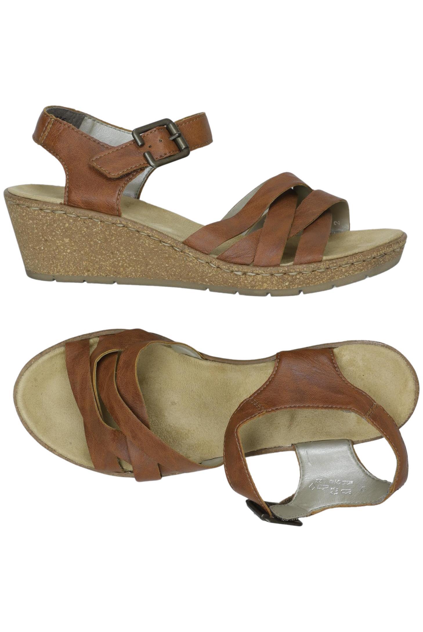 

Rieker Damen Sandale, braun, Gr. 38