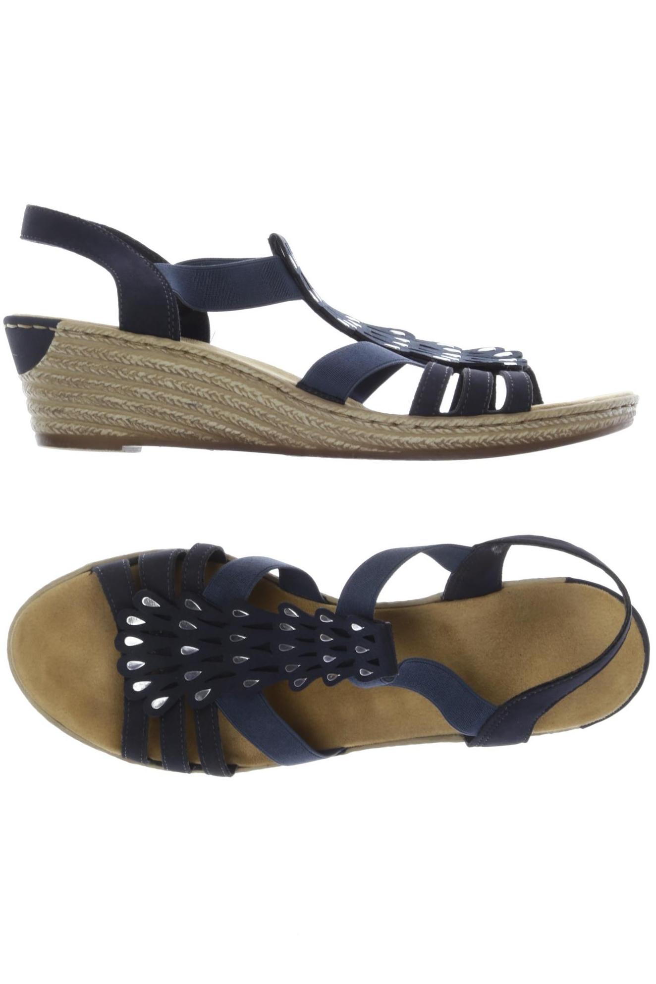 

Rieker Damen Sandale, marineblau, Gr. 42