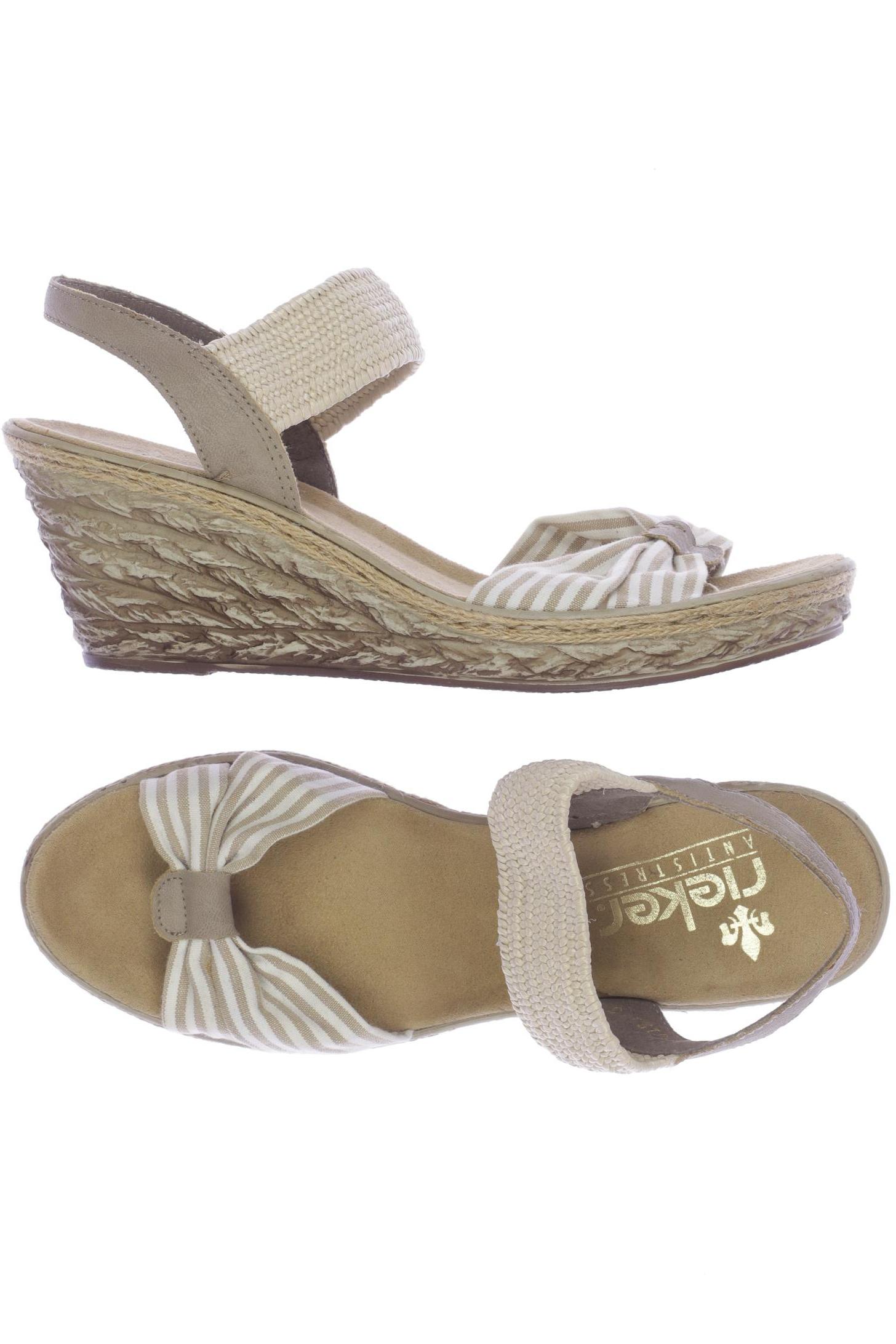 

Rieker Damen Sandale, beige, Gr. 39