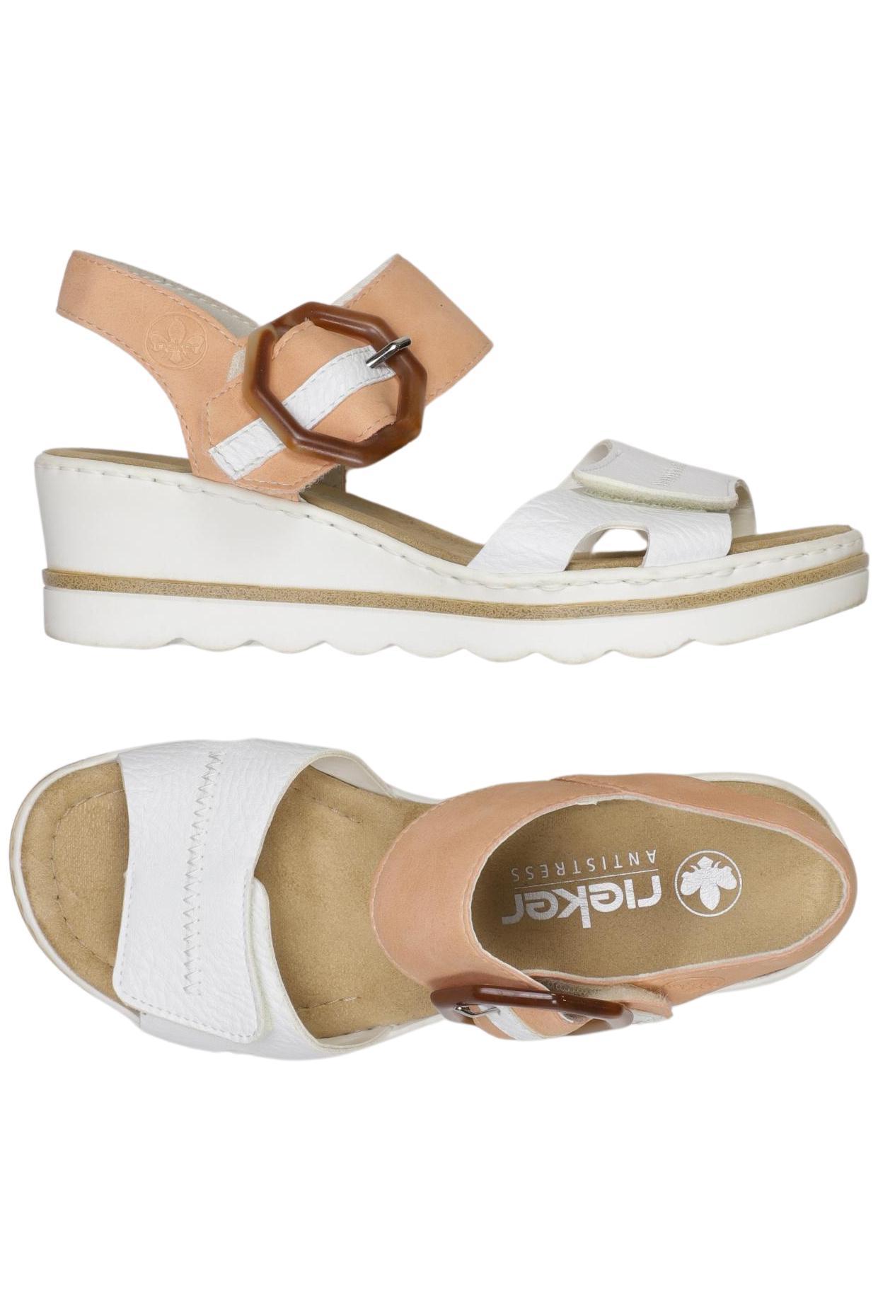 

Rieker Damen Sandale, weiß, Gr. 37