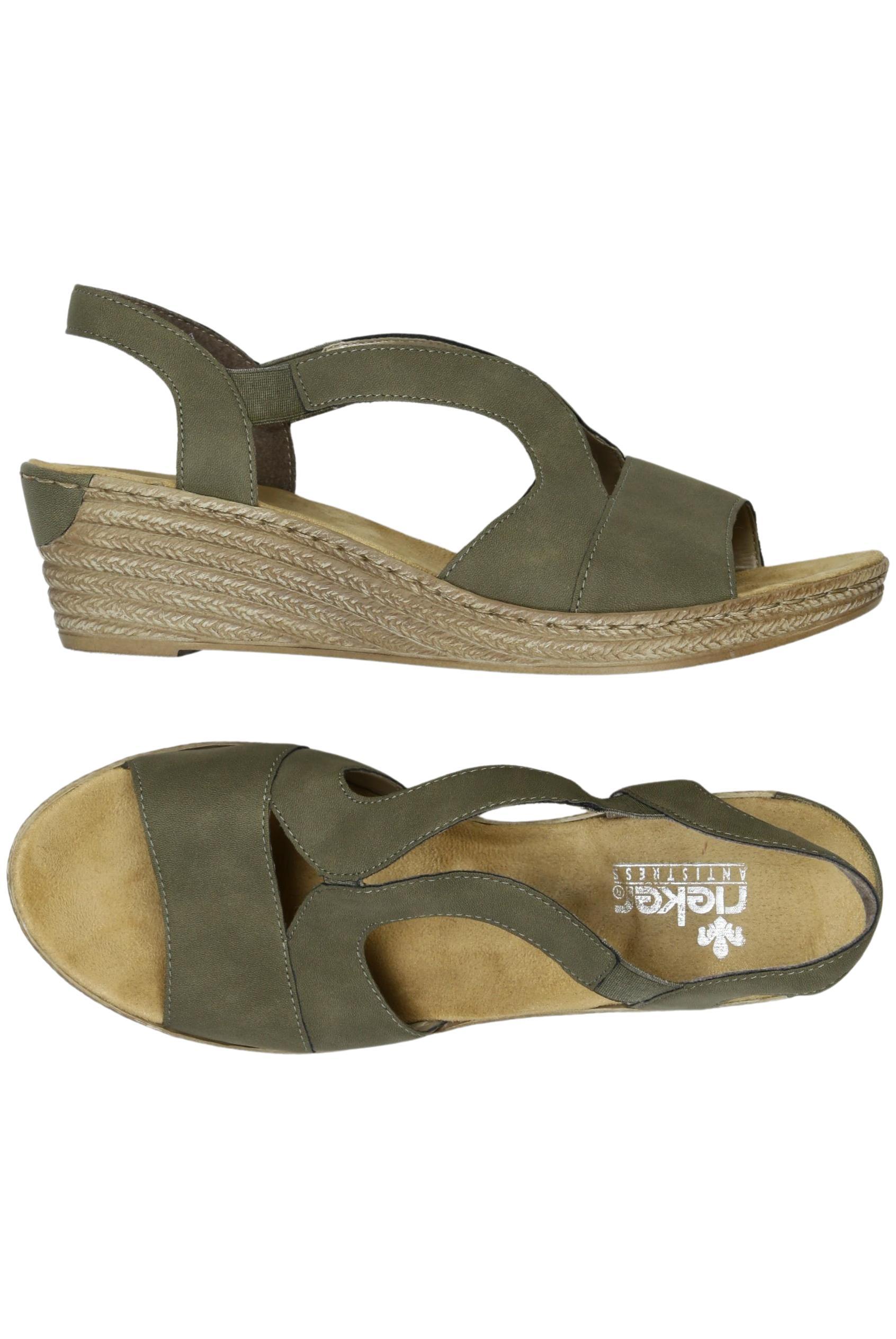 

Rieker Damen Sandale, grün, Gr. 40