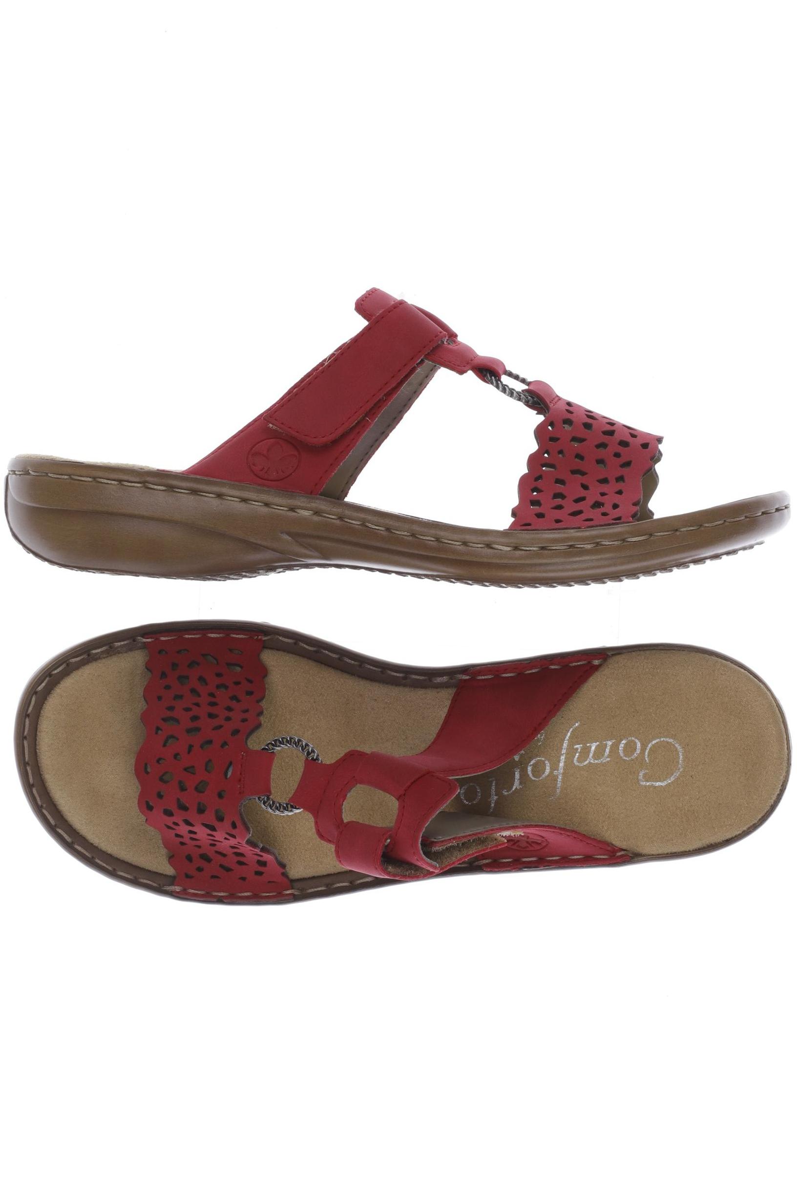 

Rieker Damen Sandale, rot, Gr. 40